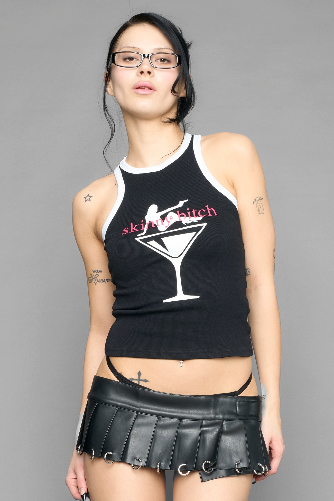 skinny b*tch tank top — view 1