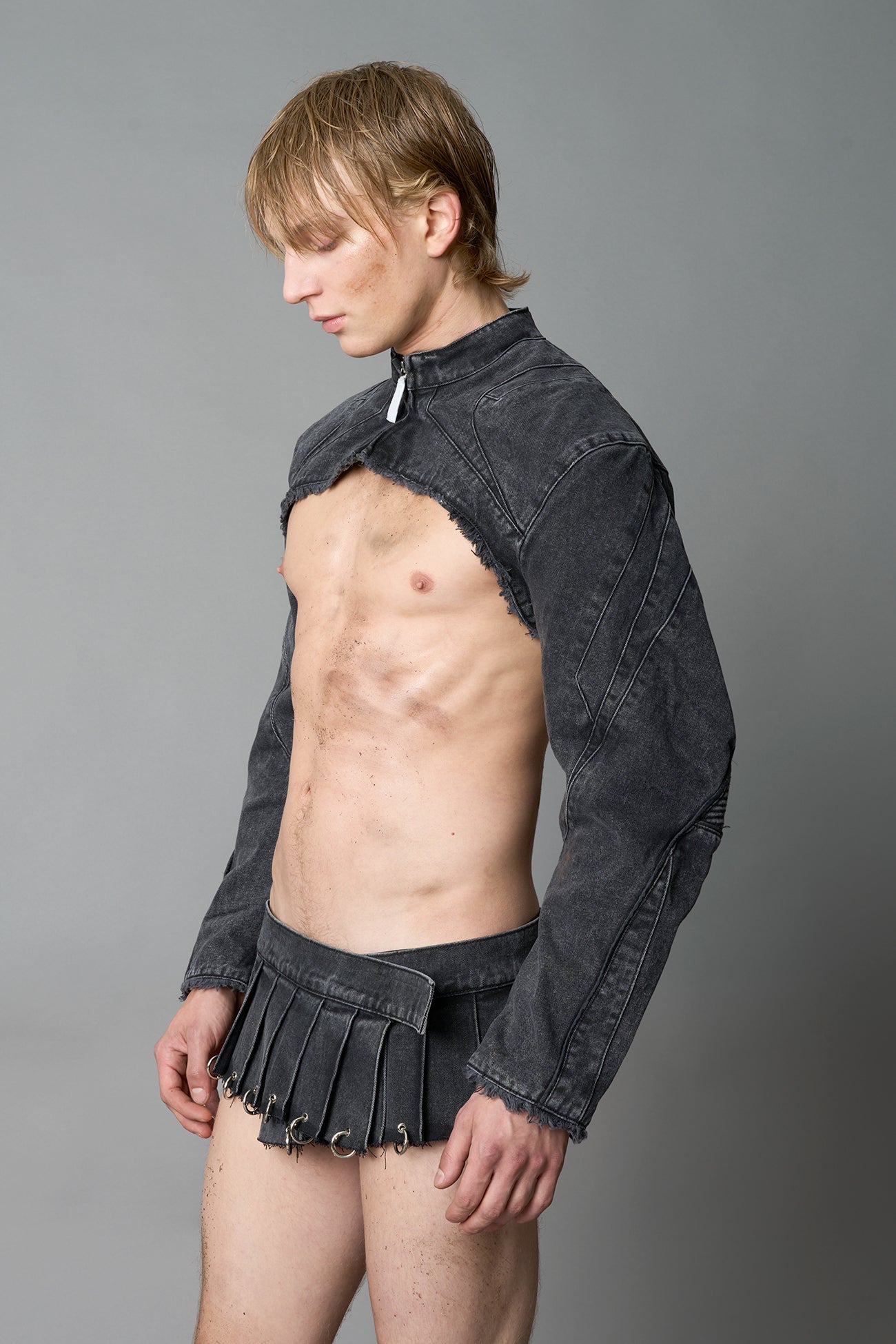XTC Denim Choker Jacket — view 6