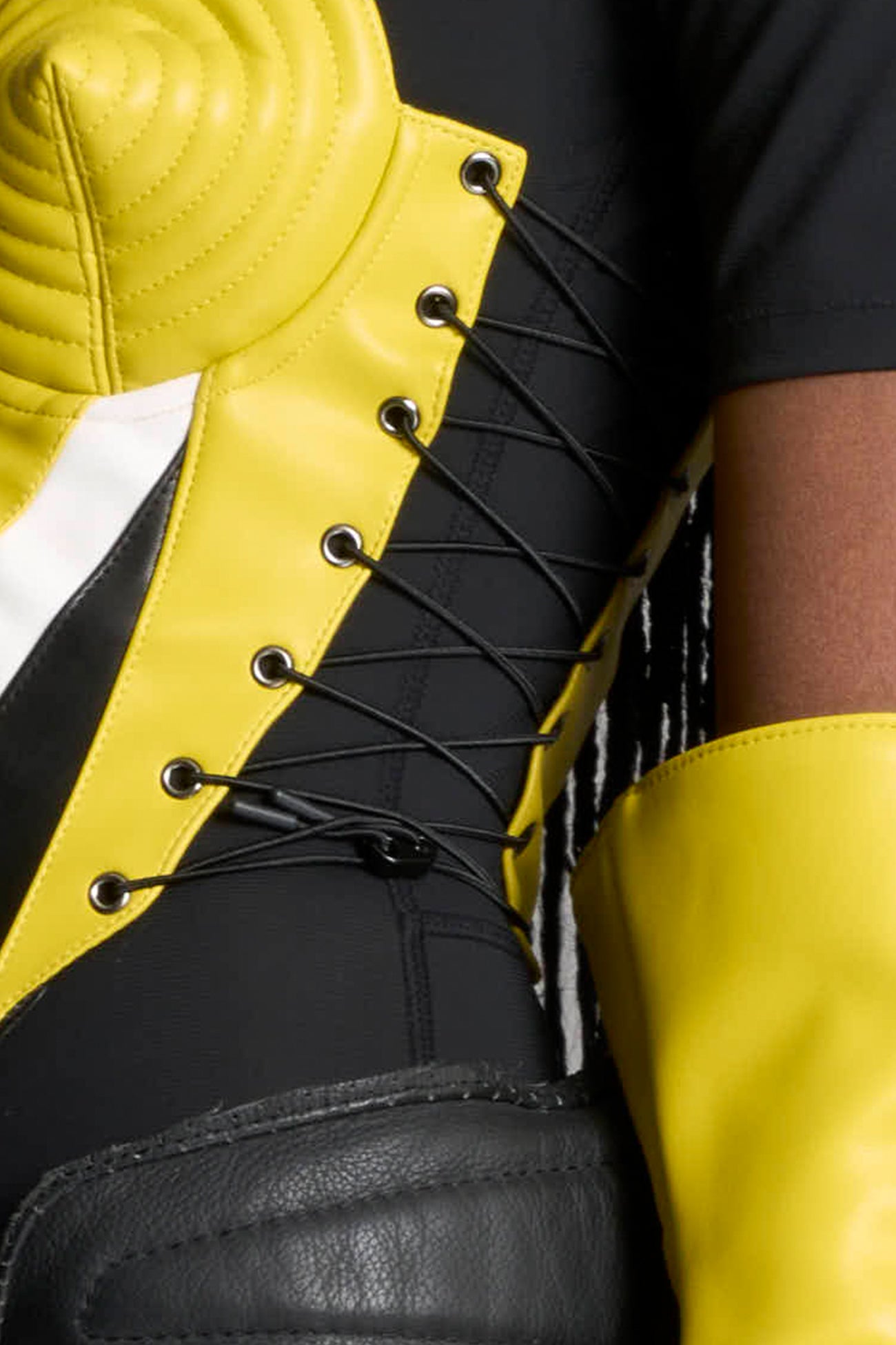adjustable side lacing for individual fit