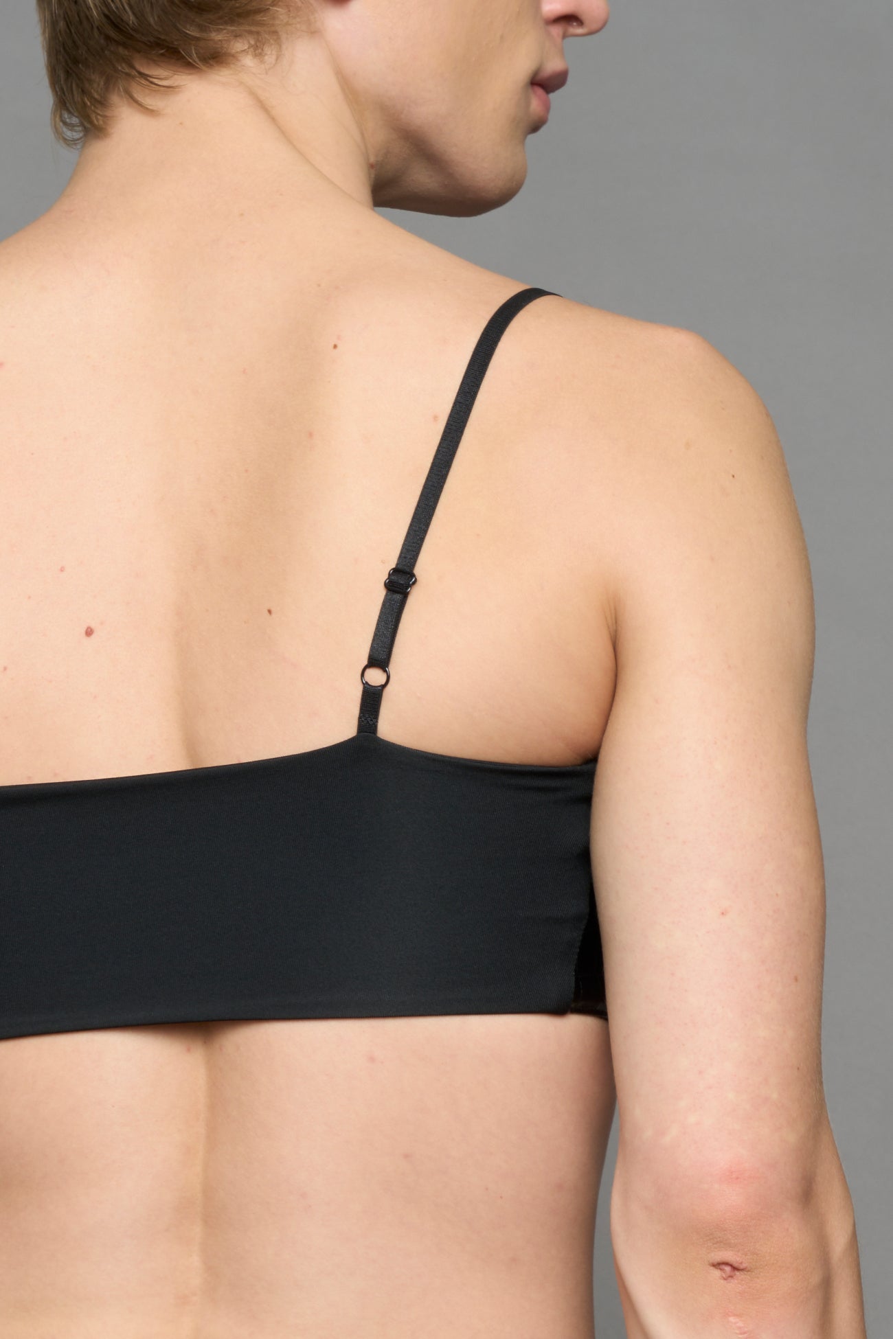 stretch lycra back for movement and flexibility