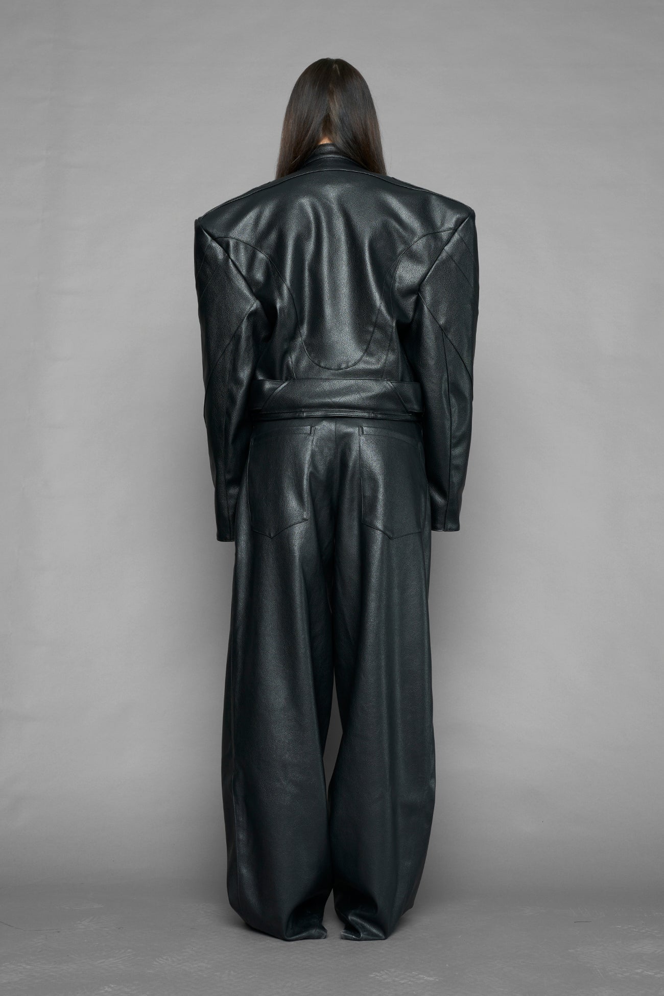 power shoulder moto jacket — view 6