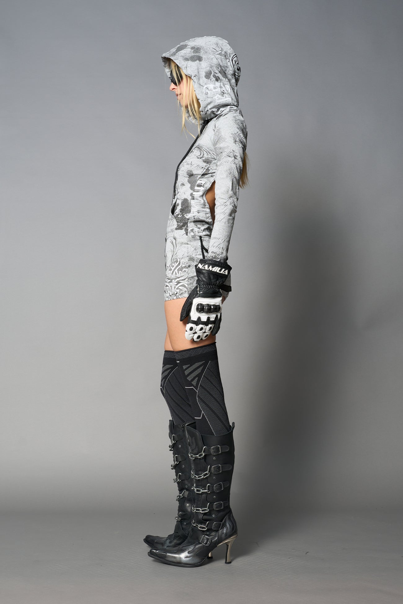 Totally Hooded Mini Dress — view 5