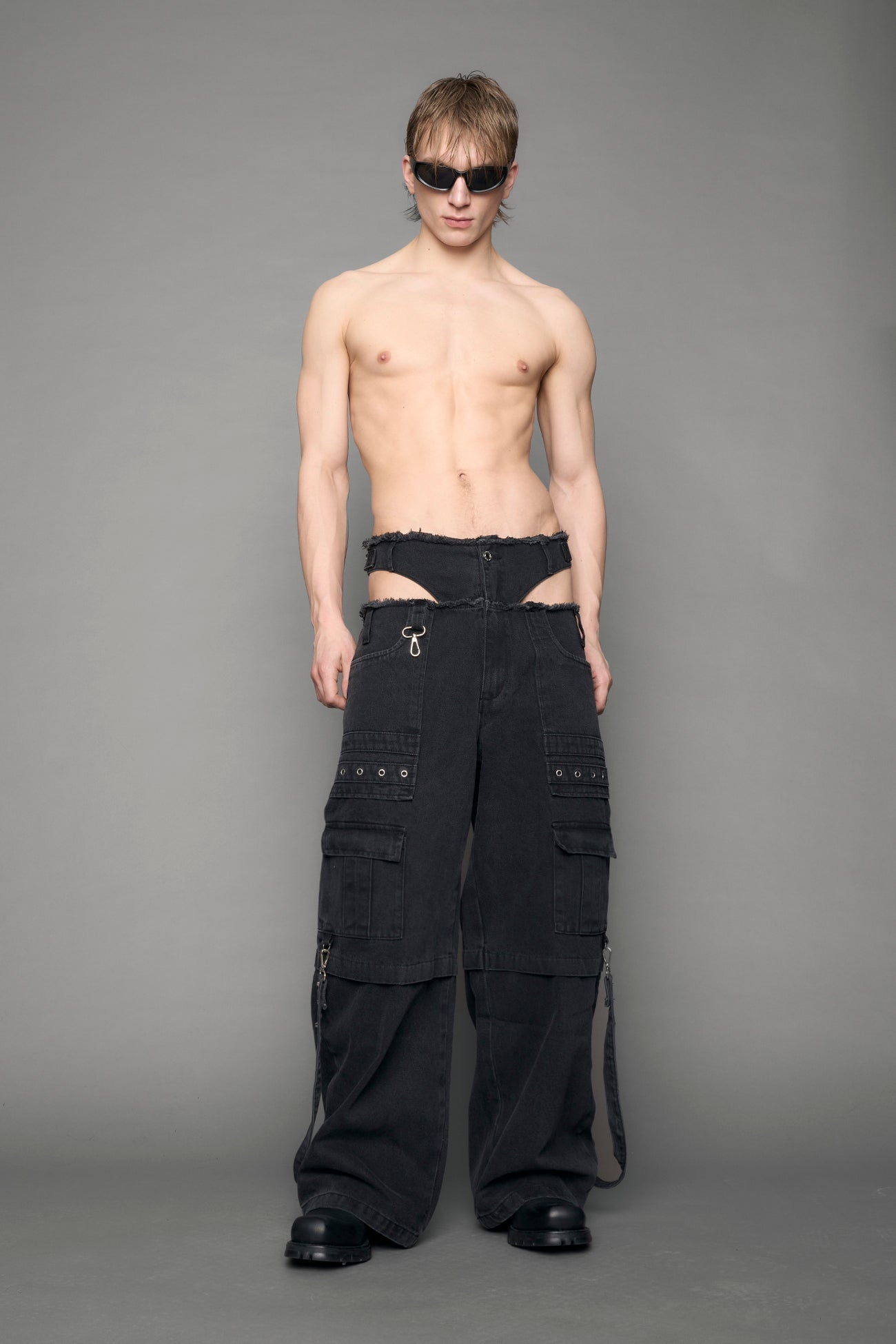 Cargo Denim Panty Trousers — view 6