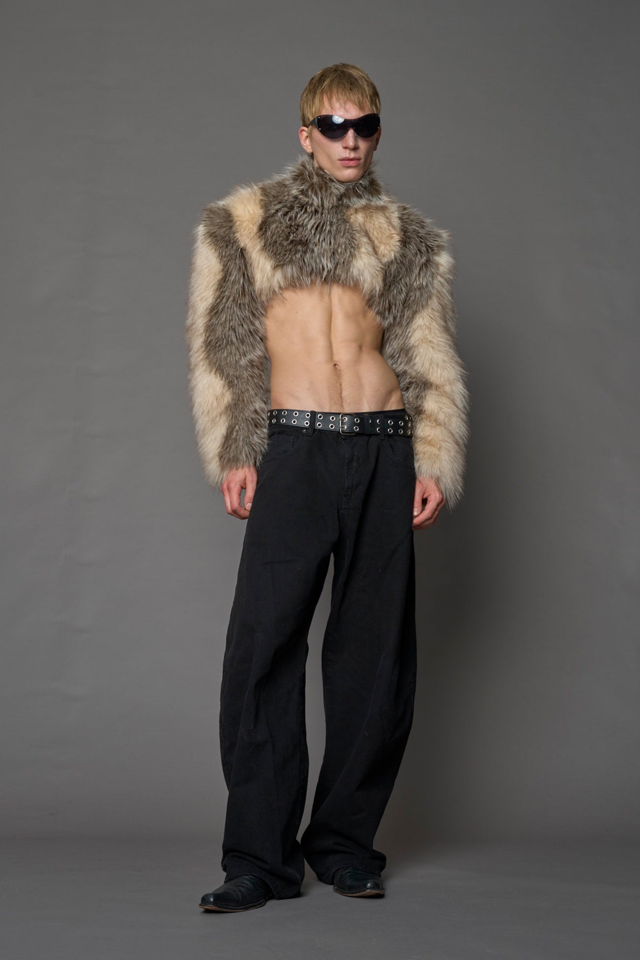 Diva Faux Fur Bolero Dune — view 5