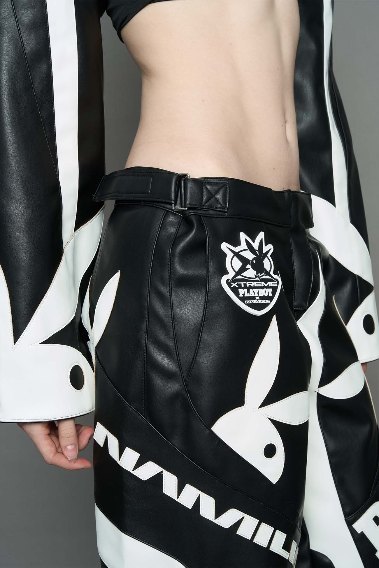 Playboy Moto Pants Black — view 10