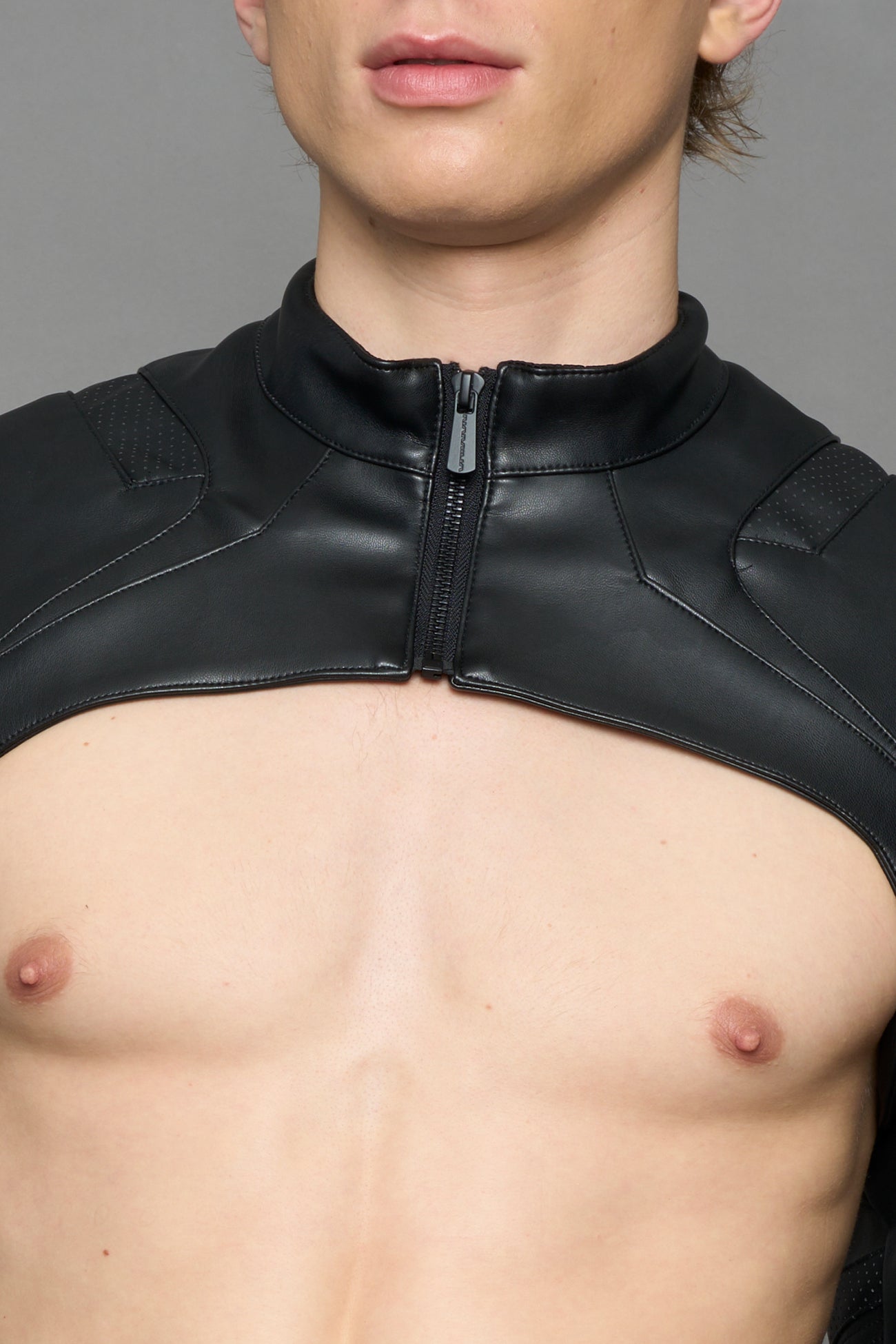 front zip closure
