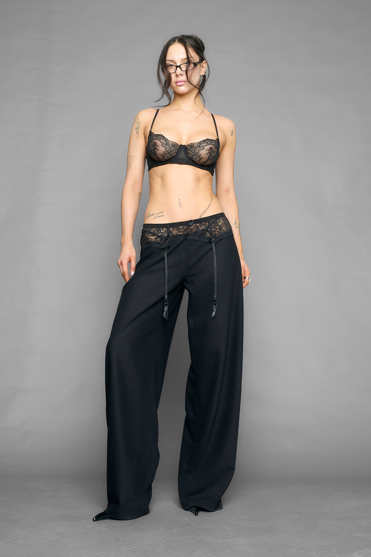 garter office pants — view 3