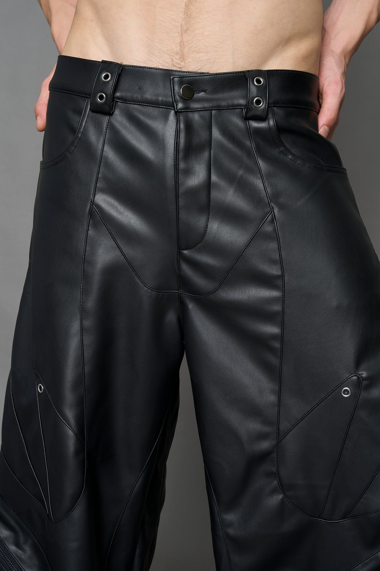 high quality smooth vegan leather paneling