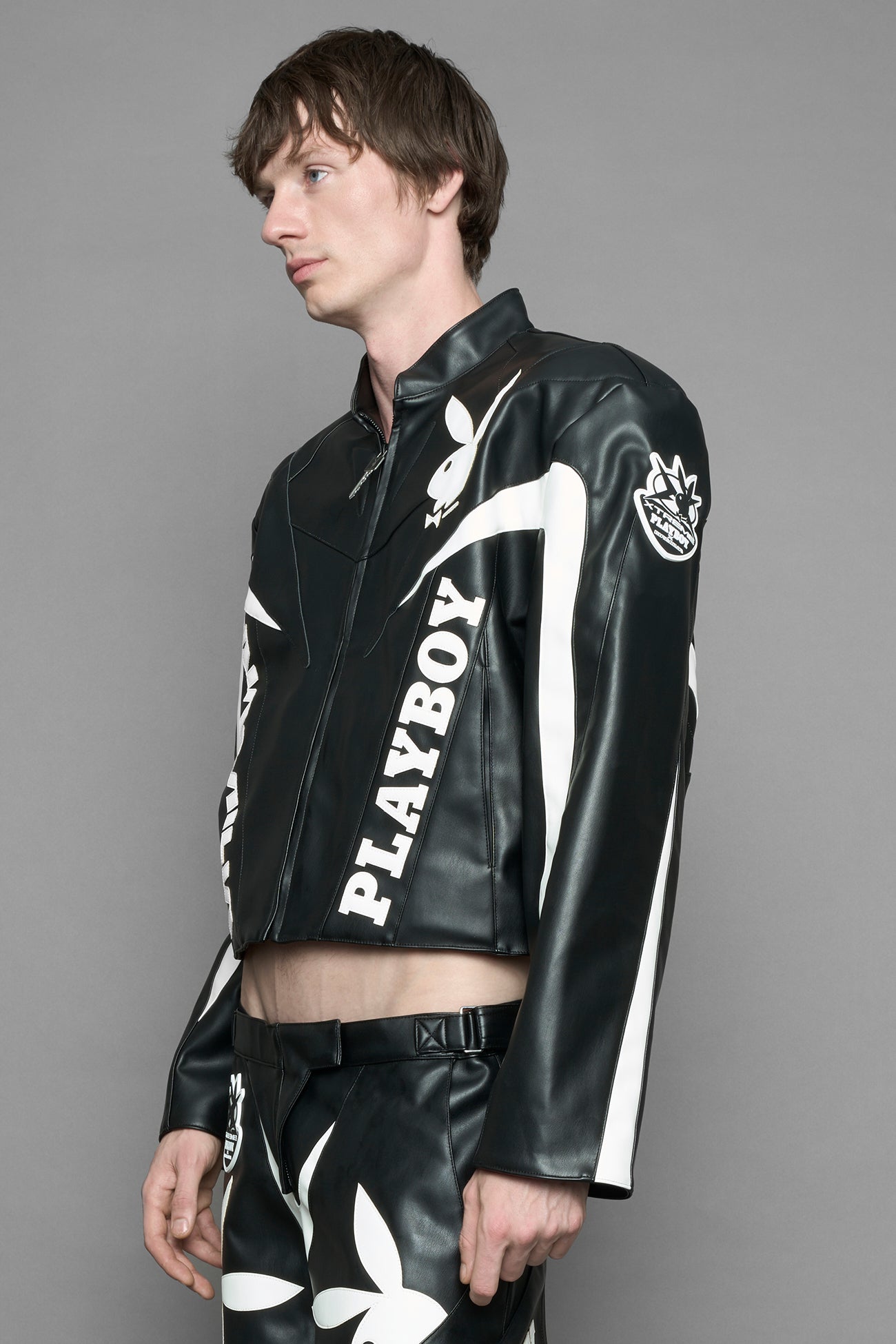 Playboy Moto Jacket Black — view 8