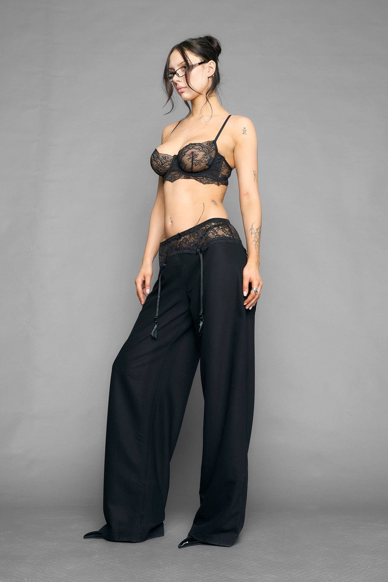 garter office pants — view 4