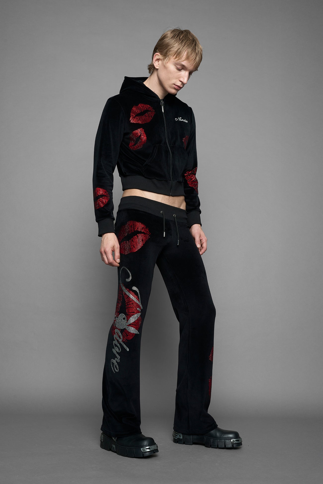 Playboy Love Velour Zip Up Jacket — view 12