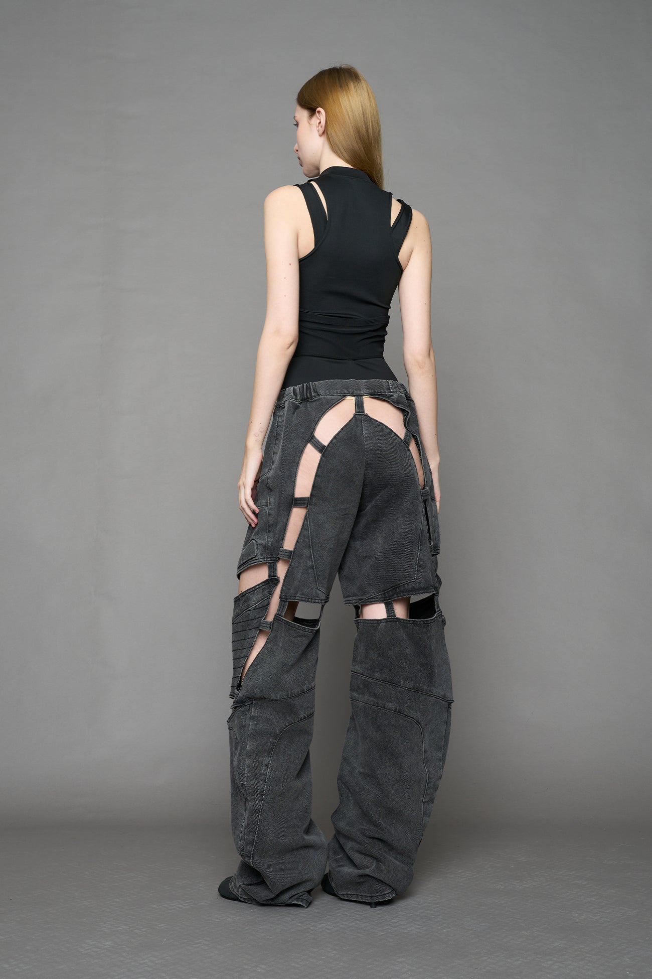 Moto Denim Floating Pants — view 23