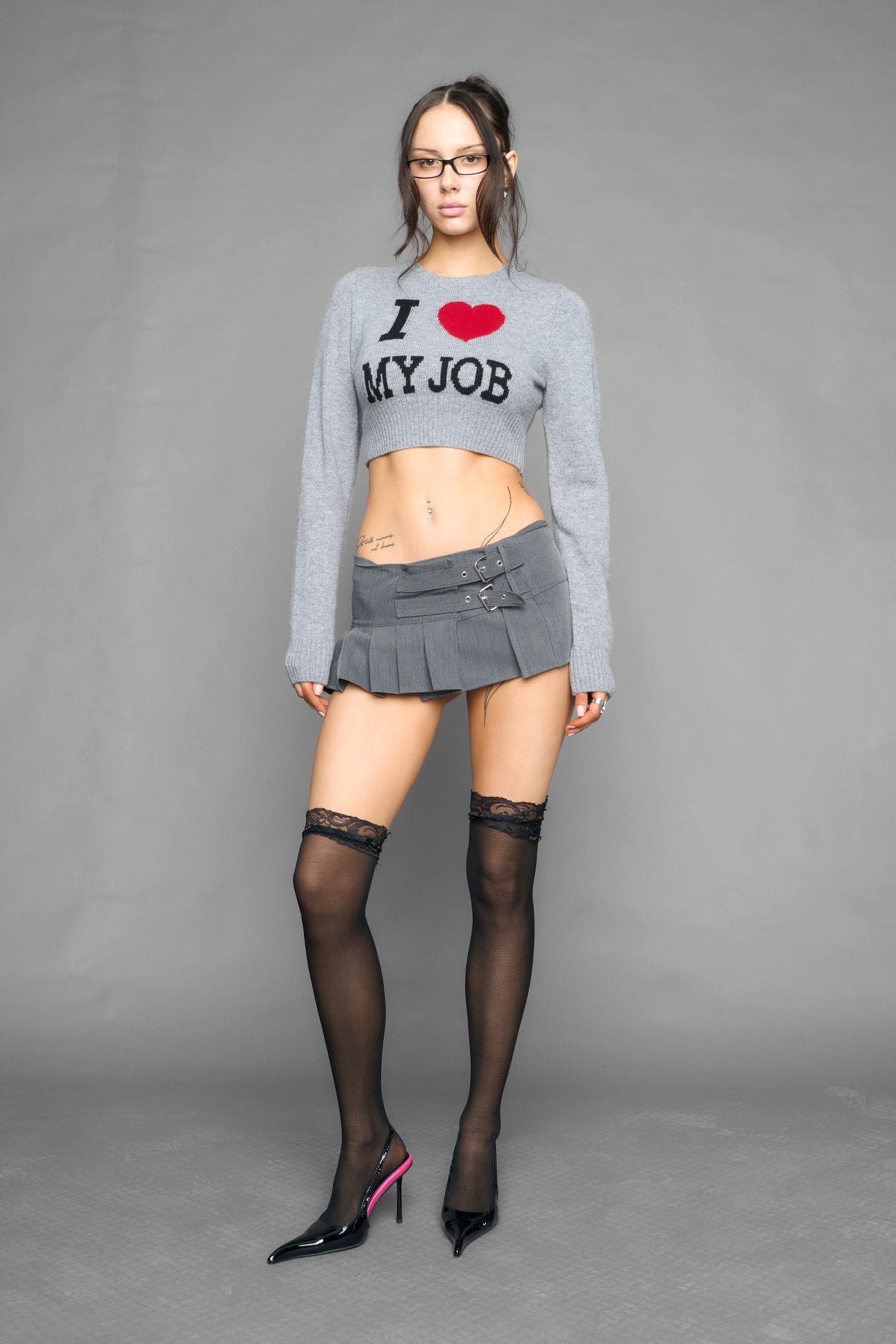 I LOVE MY JOB KNIT SWEATER — view 1