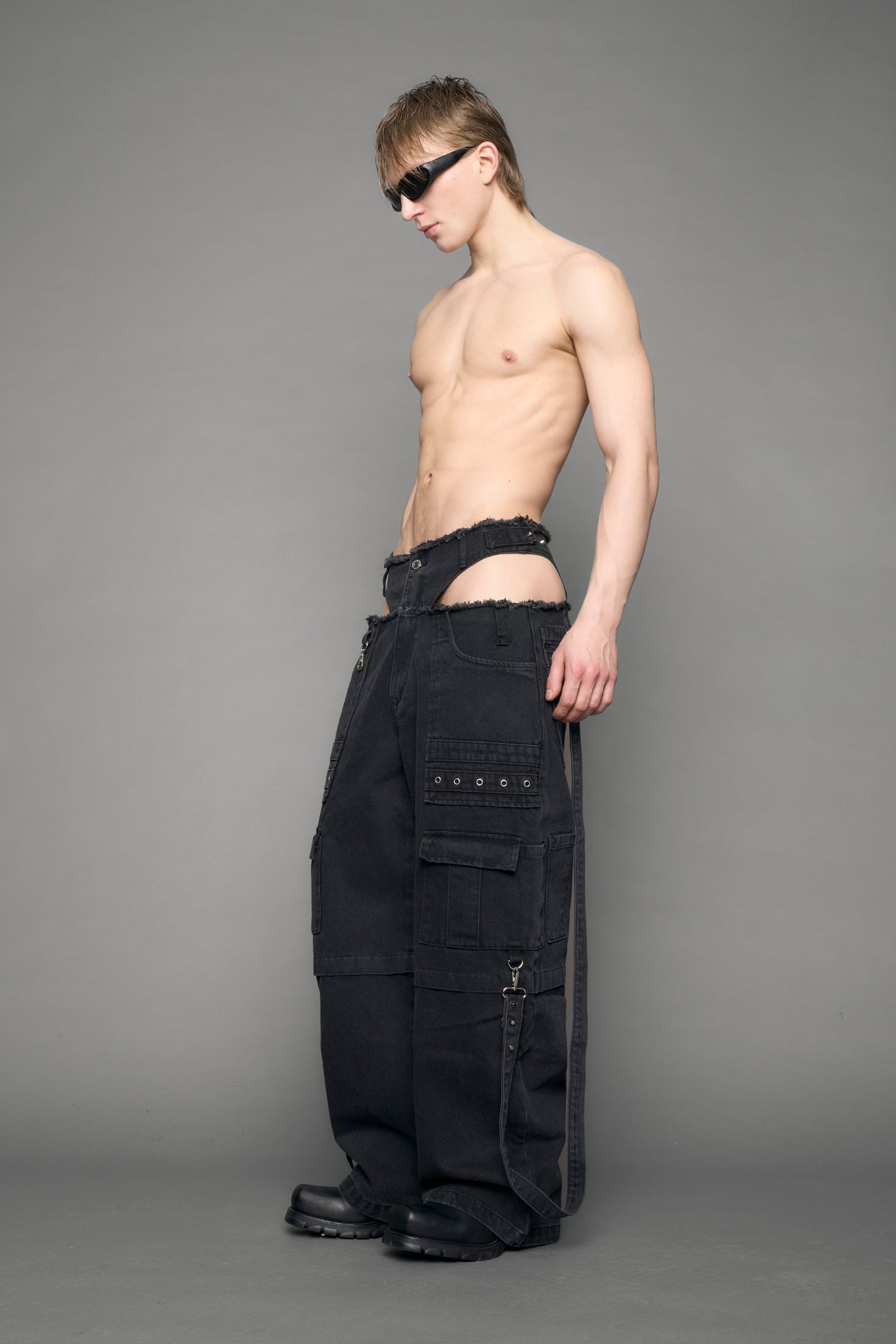Cargo Denim Panty Trousers — view 7