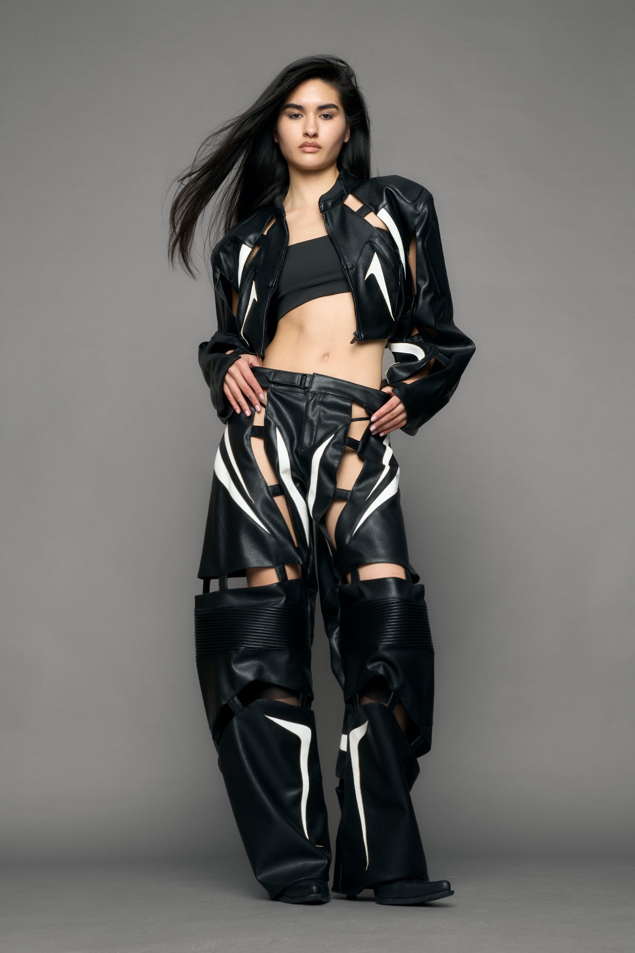 Octane Moto Floating Crop Jacket — view 6
