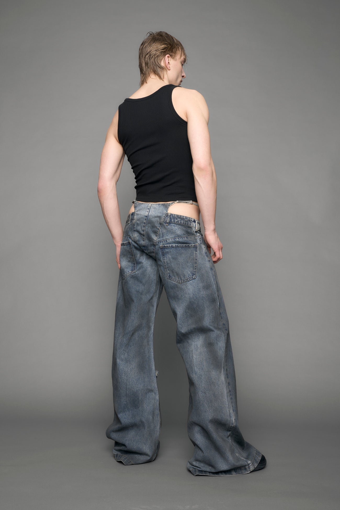 Denim Thong Pants — view 21