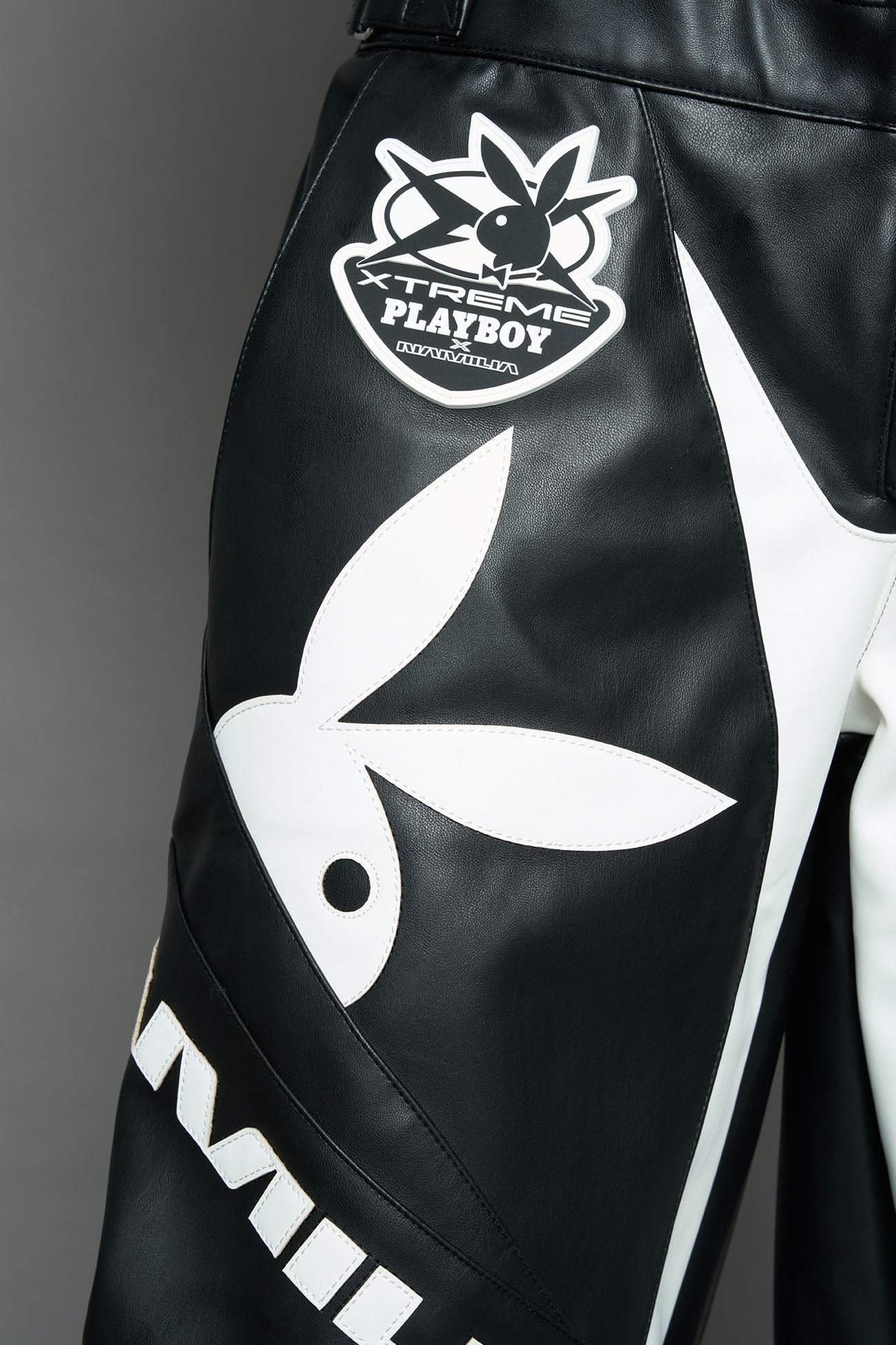 Playboy Moto Pants Black — view 9