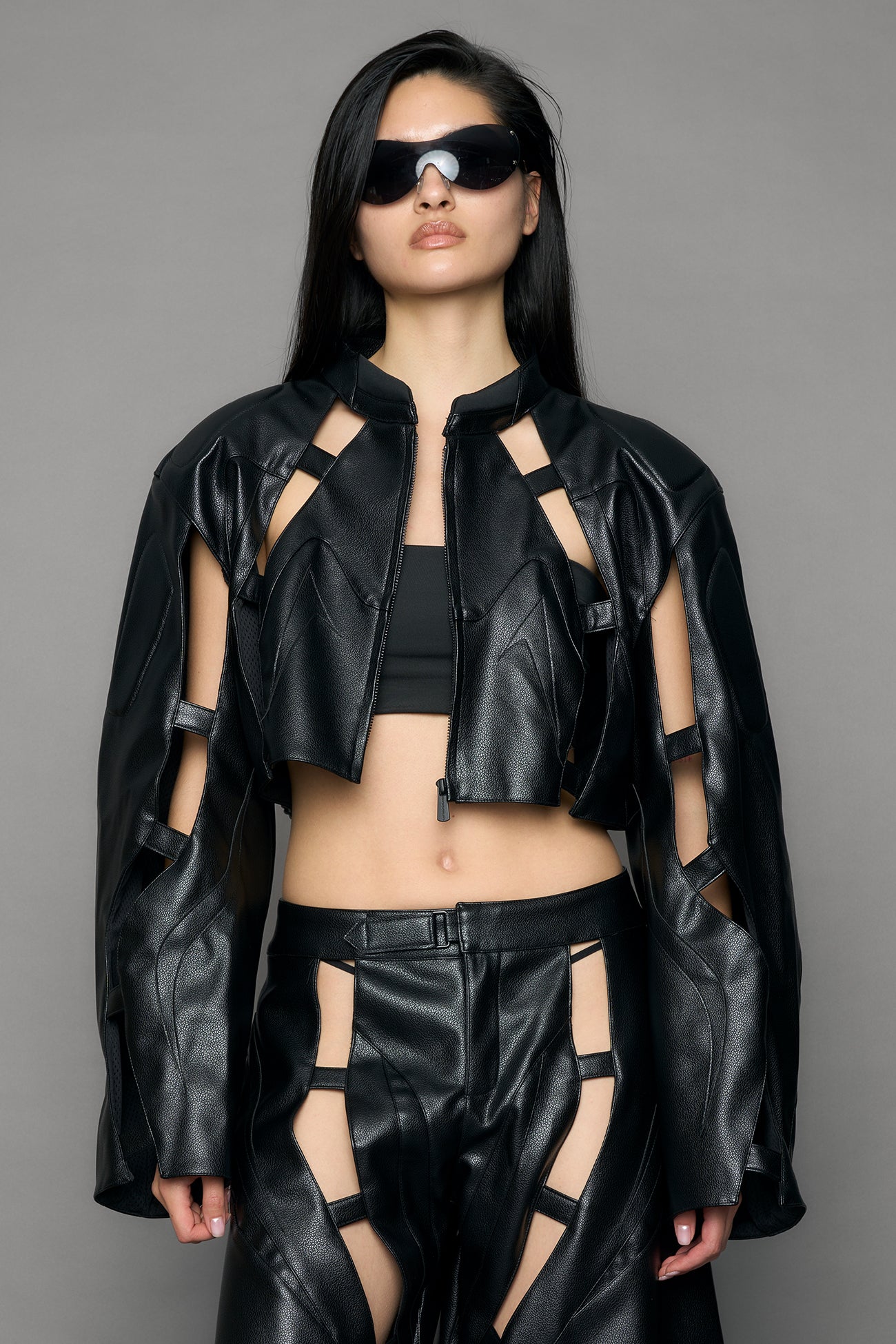 Octane Moto Floating Crop Jacket — view 9