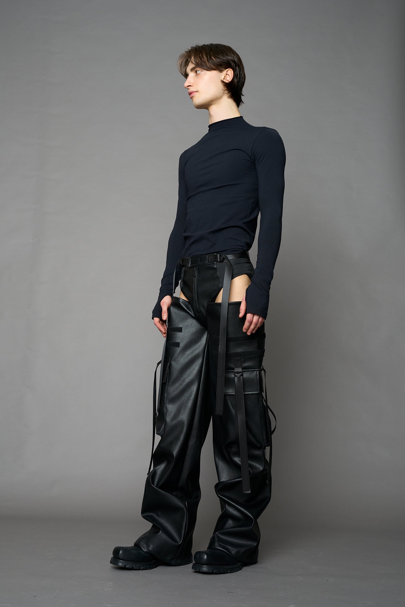 Leather Panty Trousers — view 8
