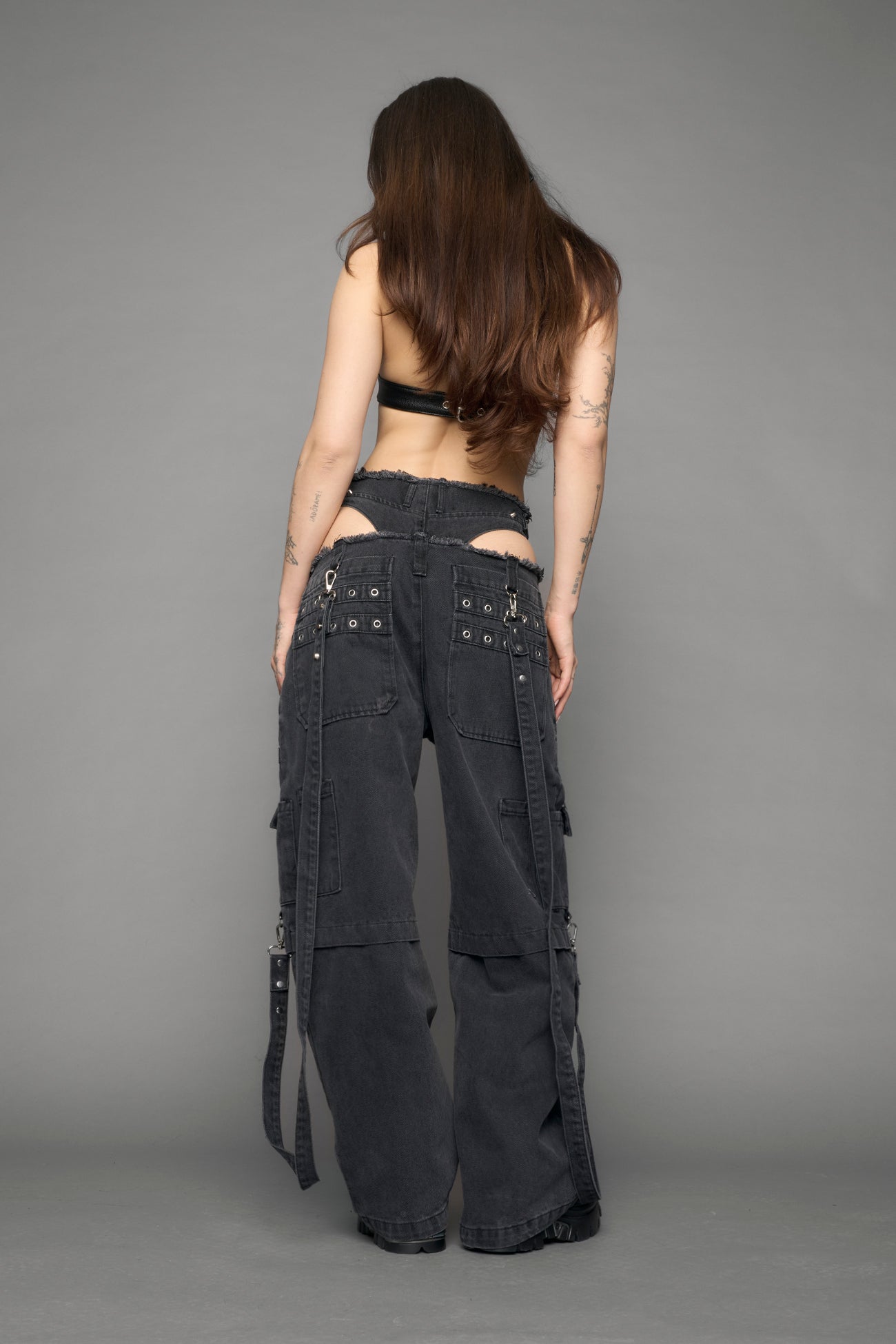 Cargo Denim Panty Trousers — view 5