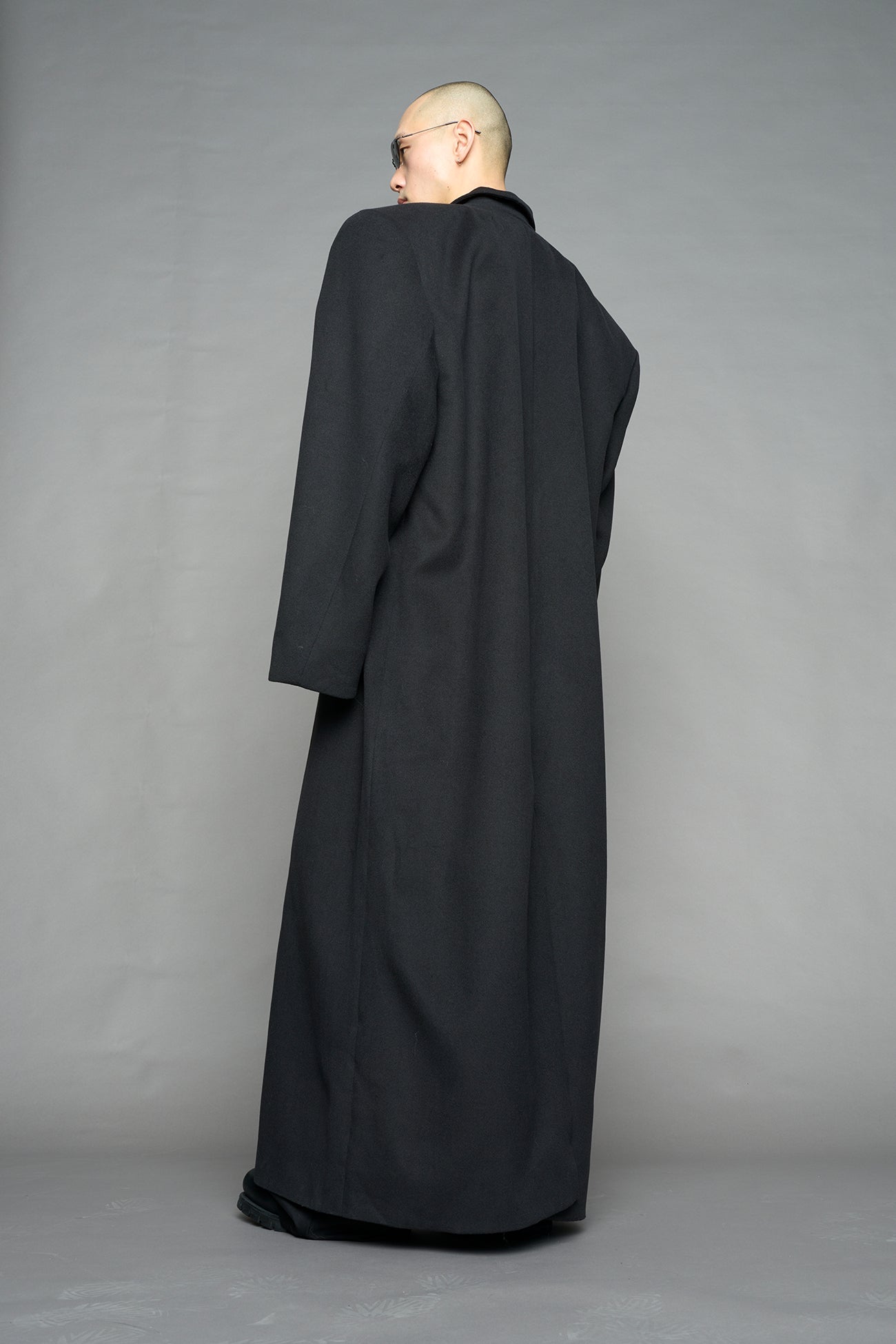 Wool Elongated Blazer Coat — view 8