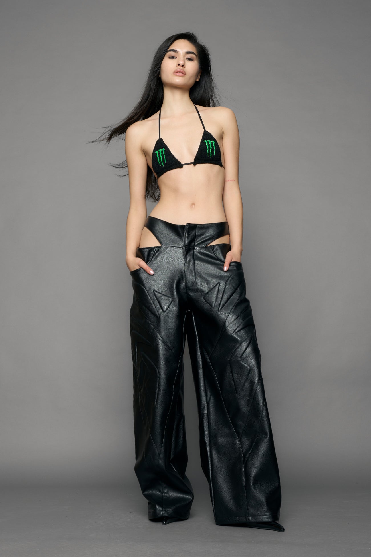 Octane Leather Panty Trousers — view 2