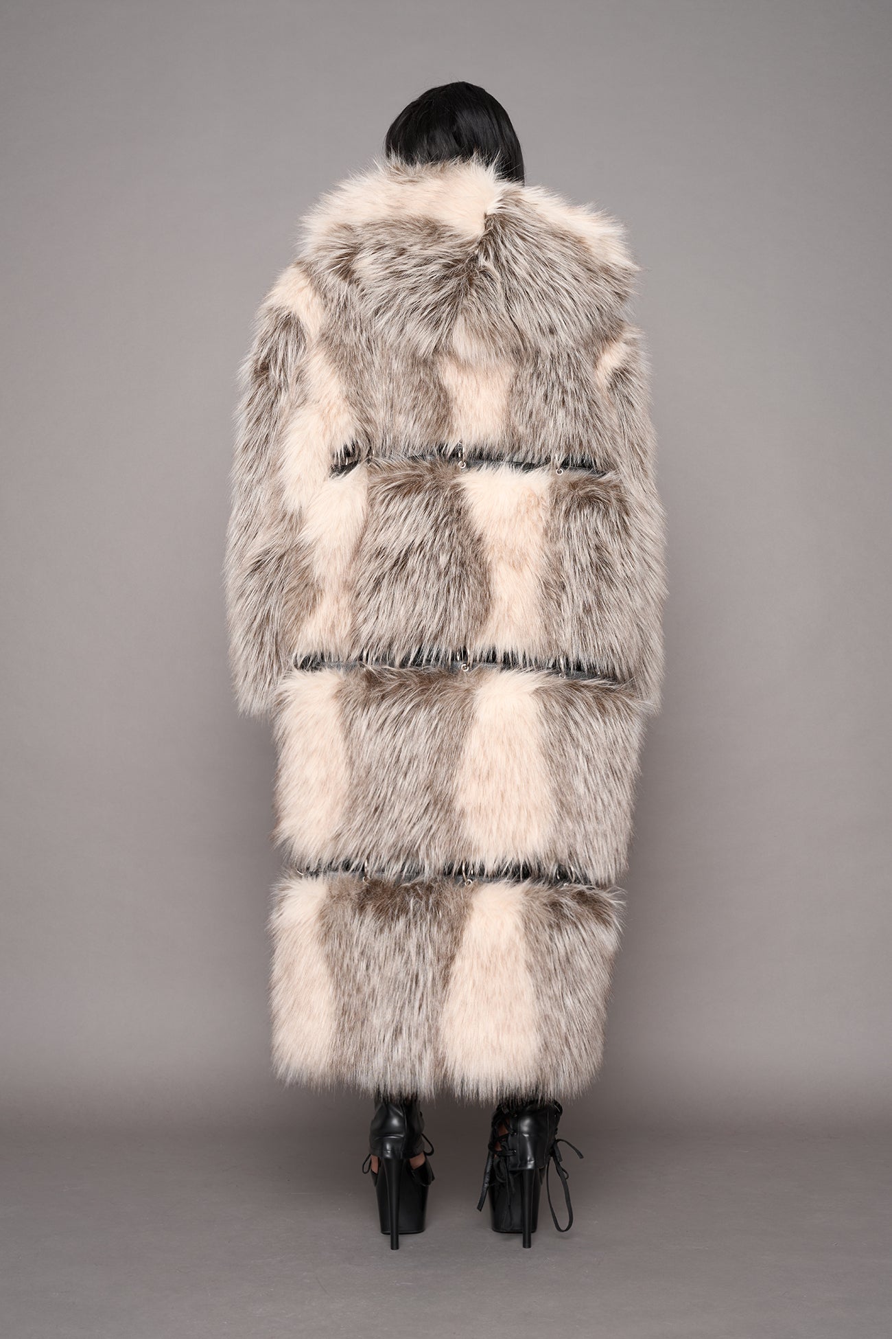 Vip Detachable Faux Fur Coat Dune — view 5