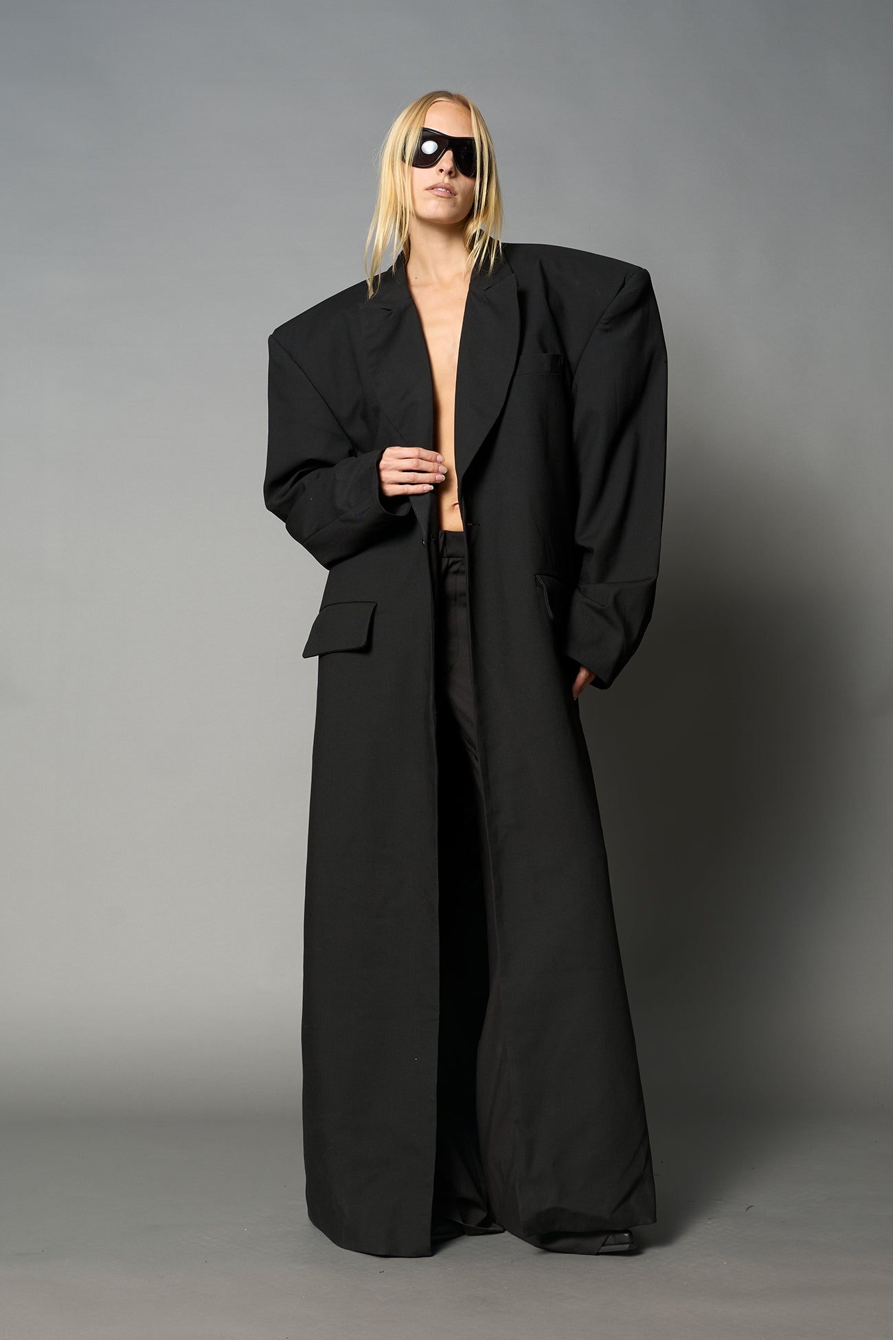 Elongated Blazer Coat — view 1