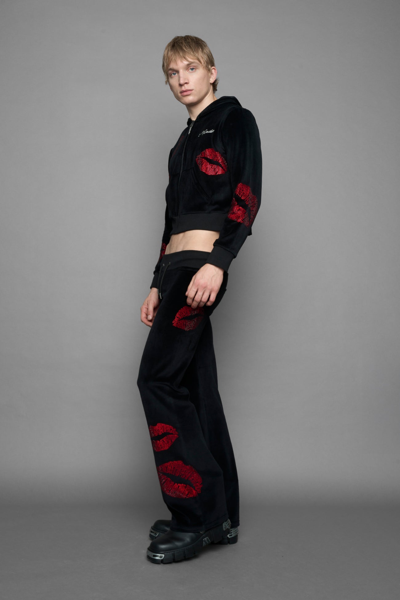 Playboy Love Velour Zip Up Jacket — view 10
