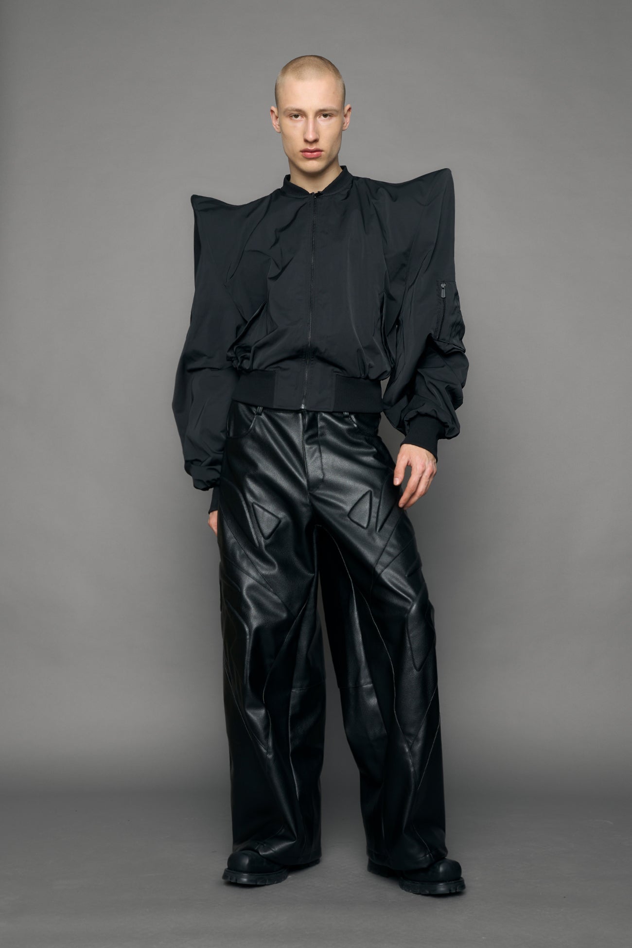 Doomsday Nylon Bomber Jacket — view 7