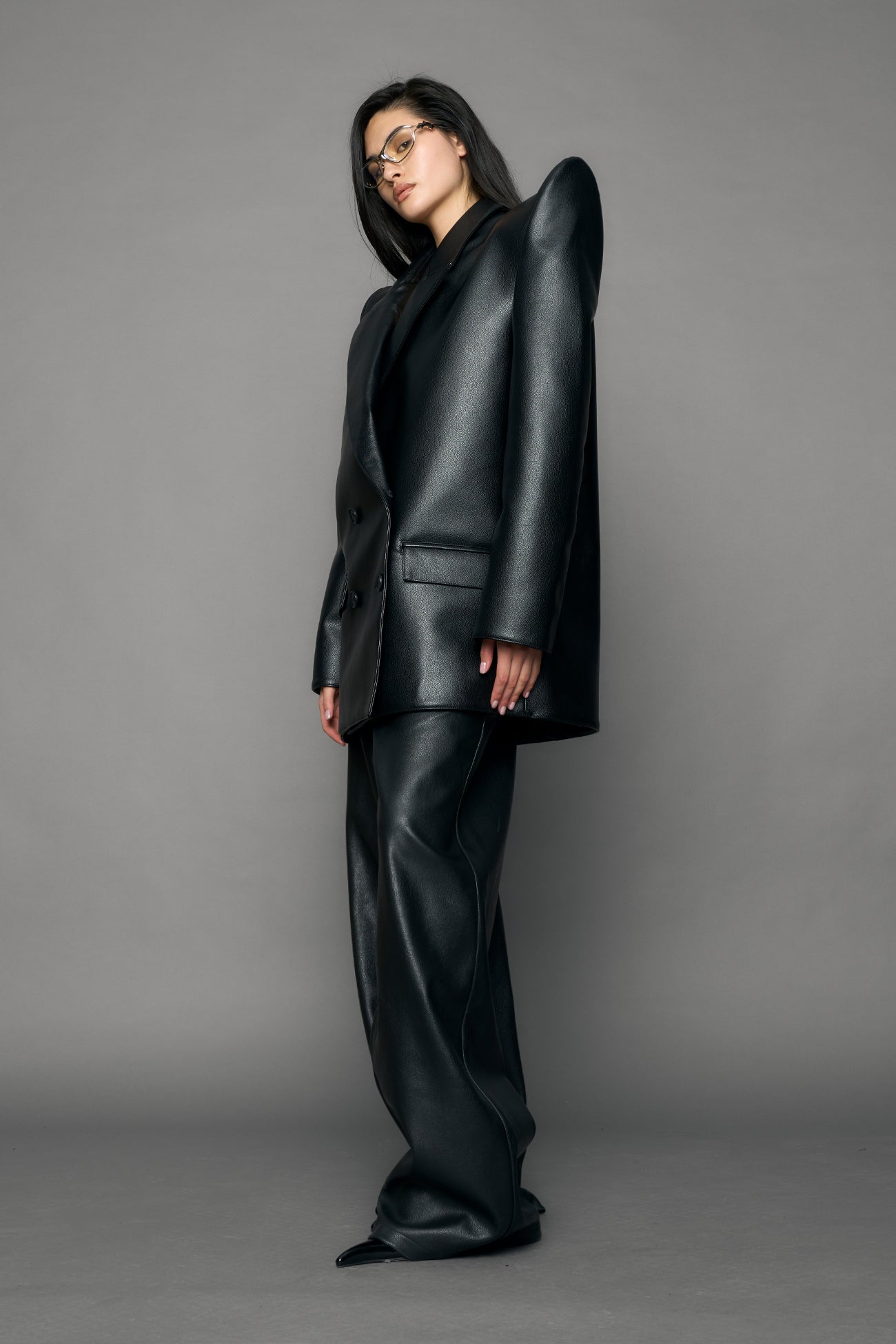 Doomsday Leather Blazer — view 3