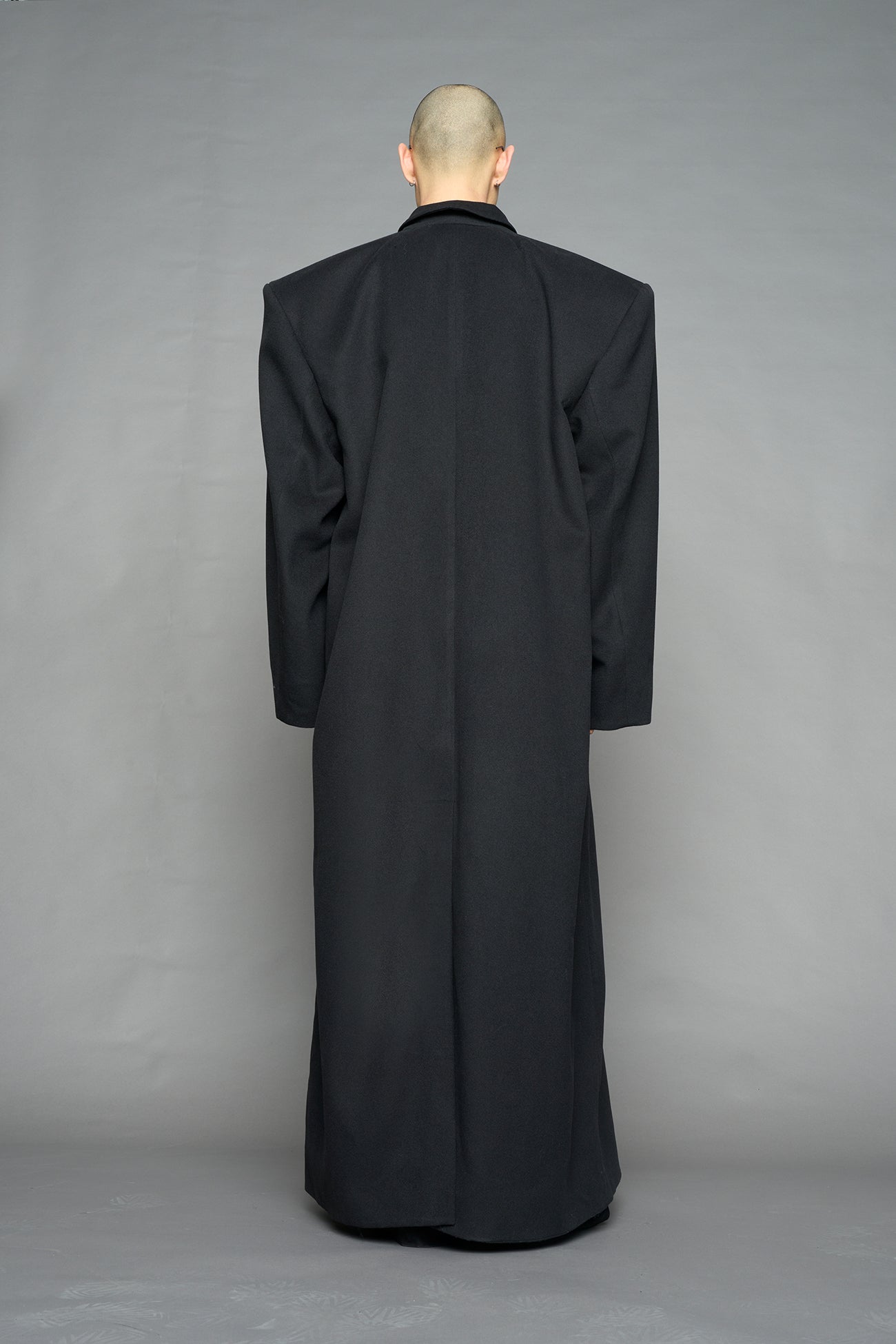 Wool Elongated Blazer Coat — view 9