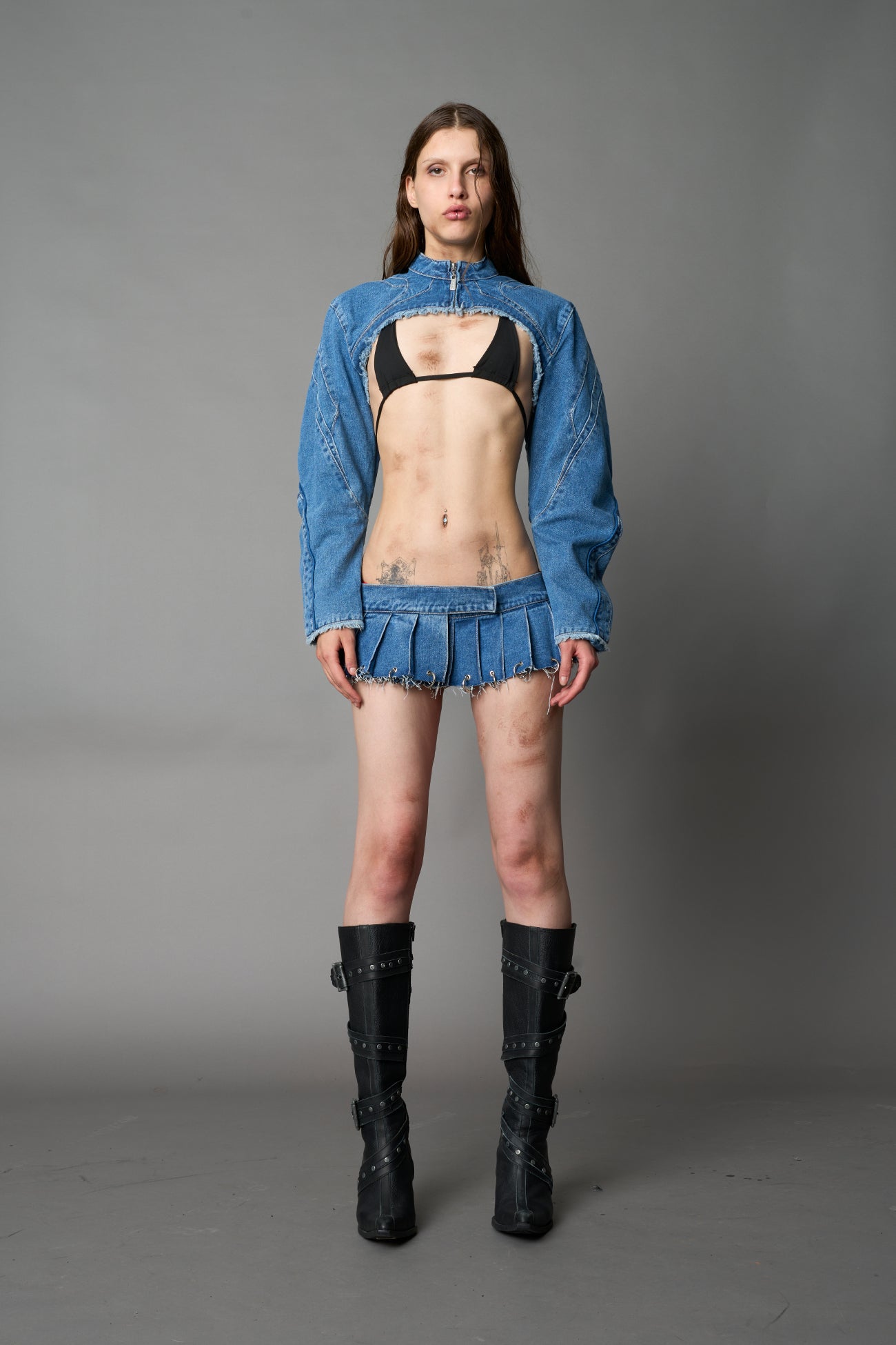 XTC Denim Choker Jacket — view 13
