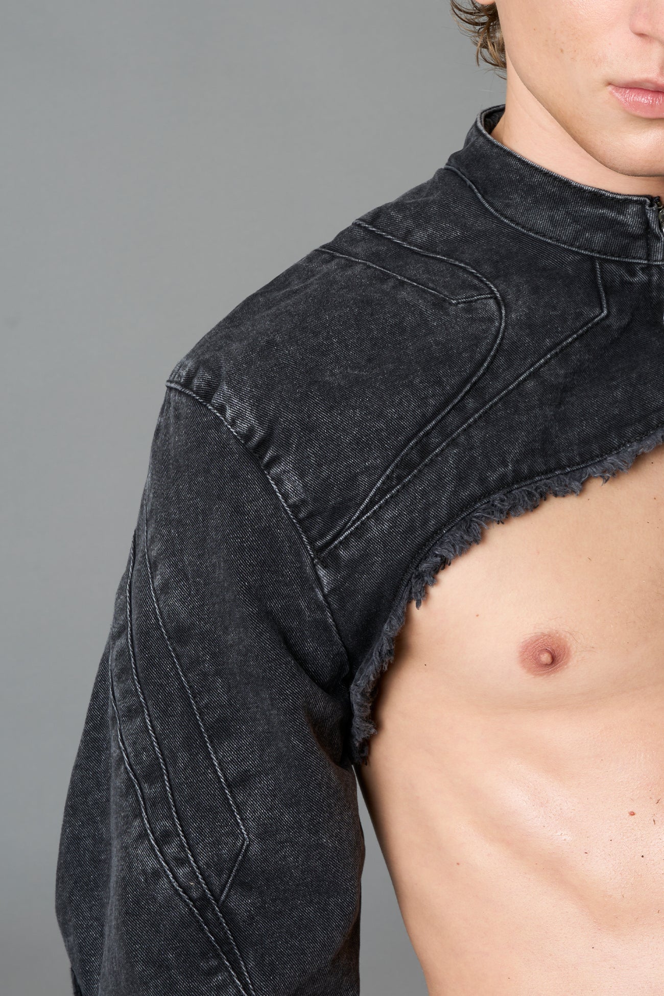 XTC Denim Choker Jacket — view 10
