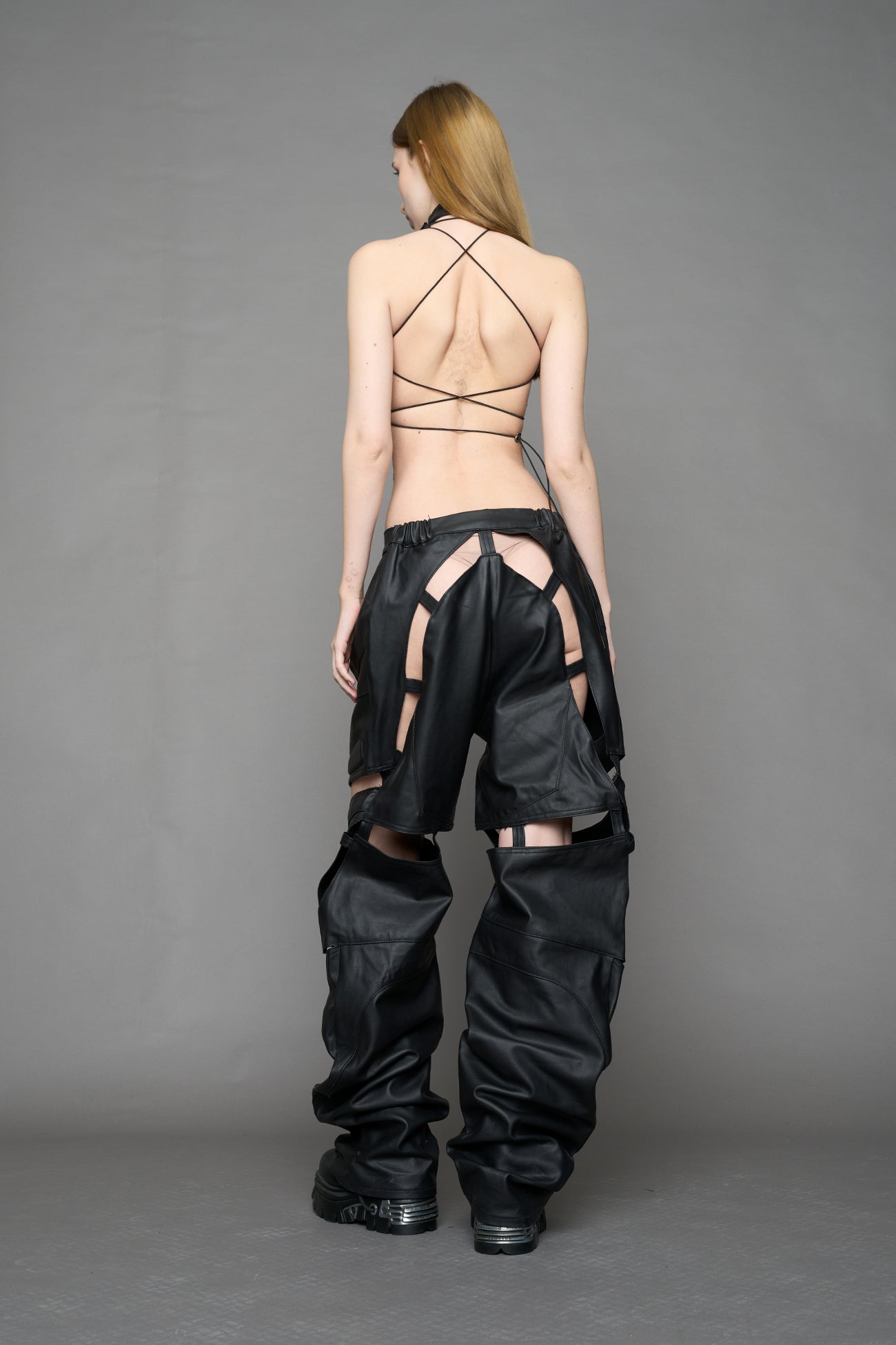 Moto Denim Floating Pants — view 12