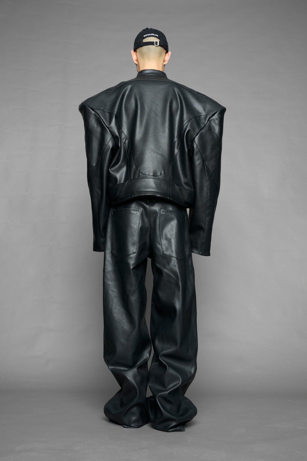 power shoulder moto jacket — view 11