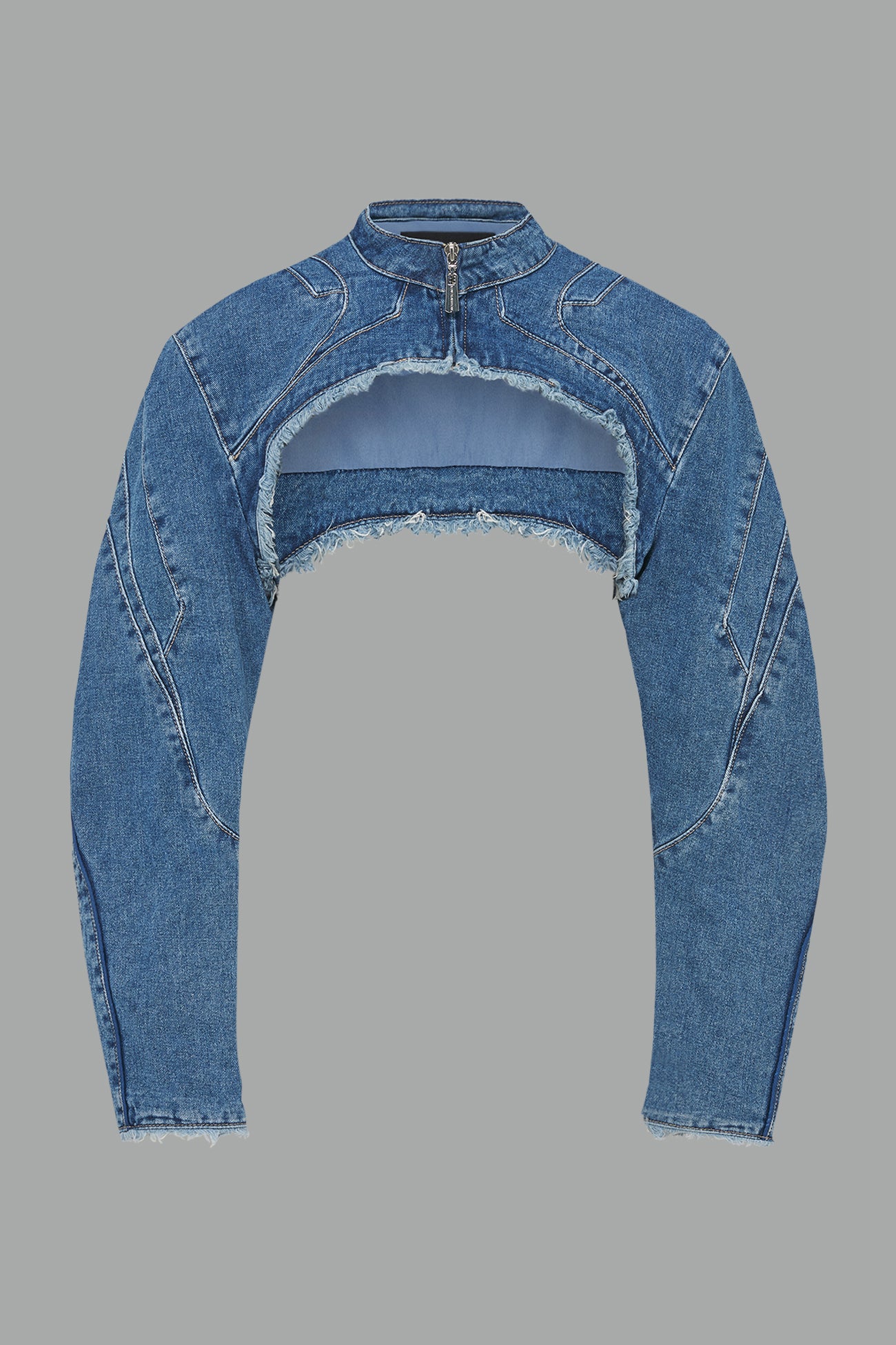 XTC Denim Choker Jacket — view 6