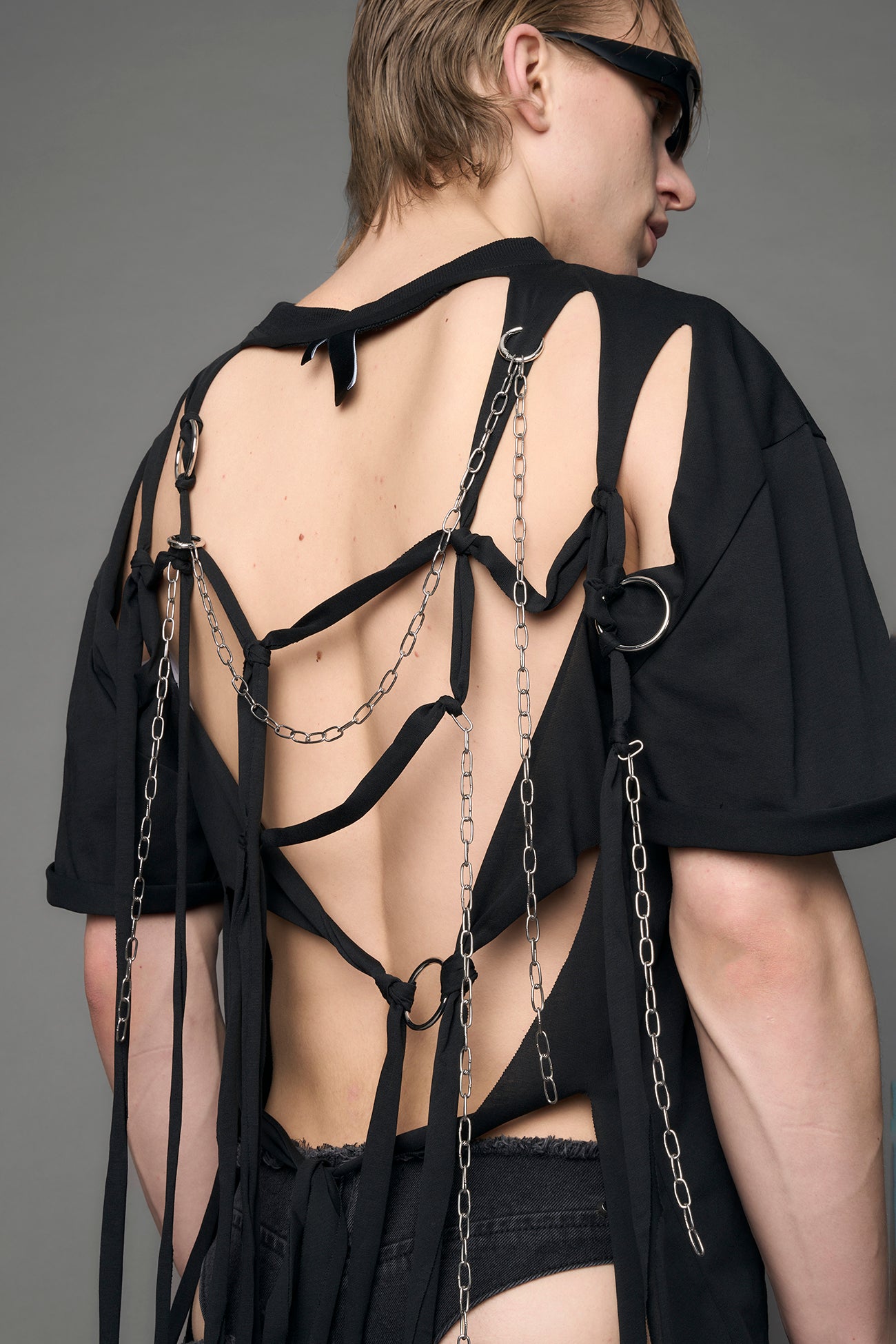 Shredded Chain T-Shirt — view 6