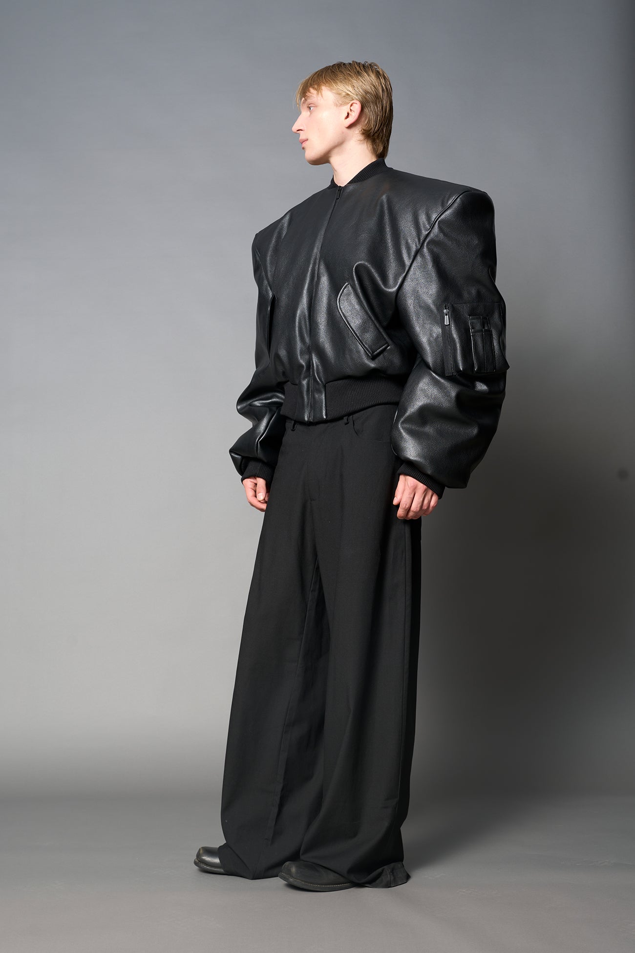 Power Shoulder Bomber Jacket — view 21