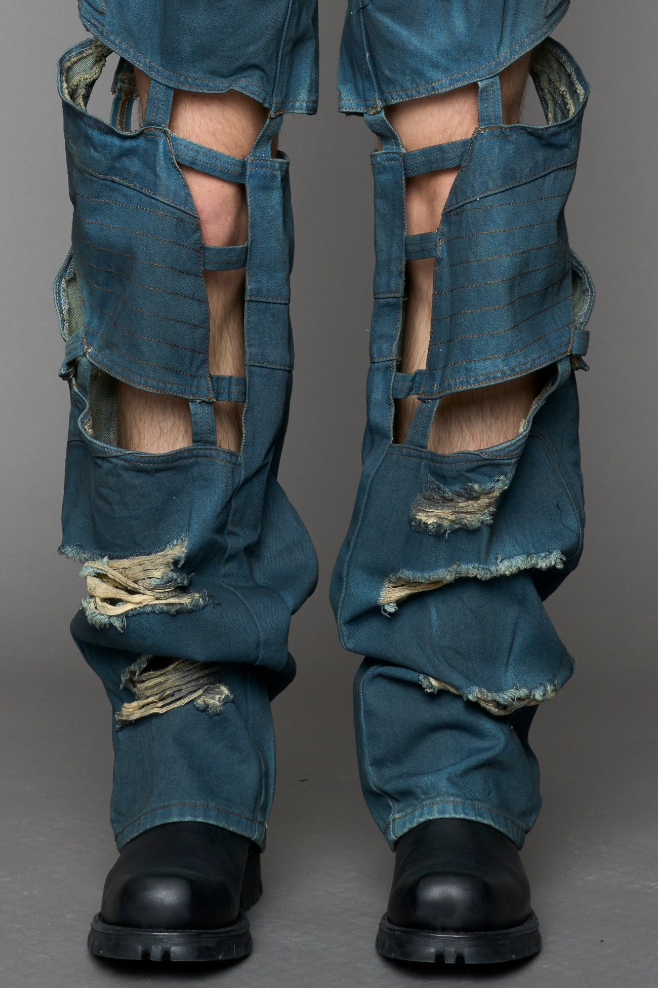 Moto Denim Floating Pants — view 13