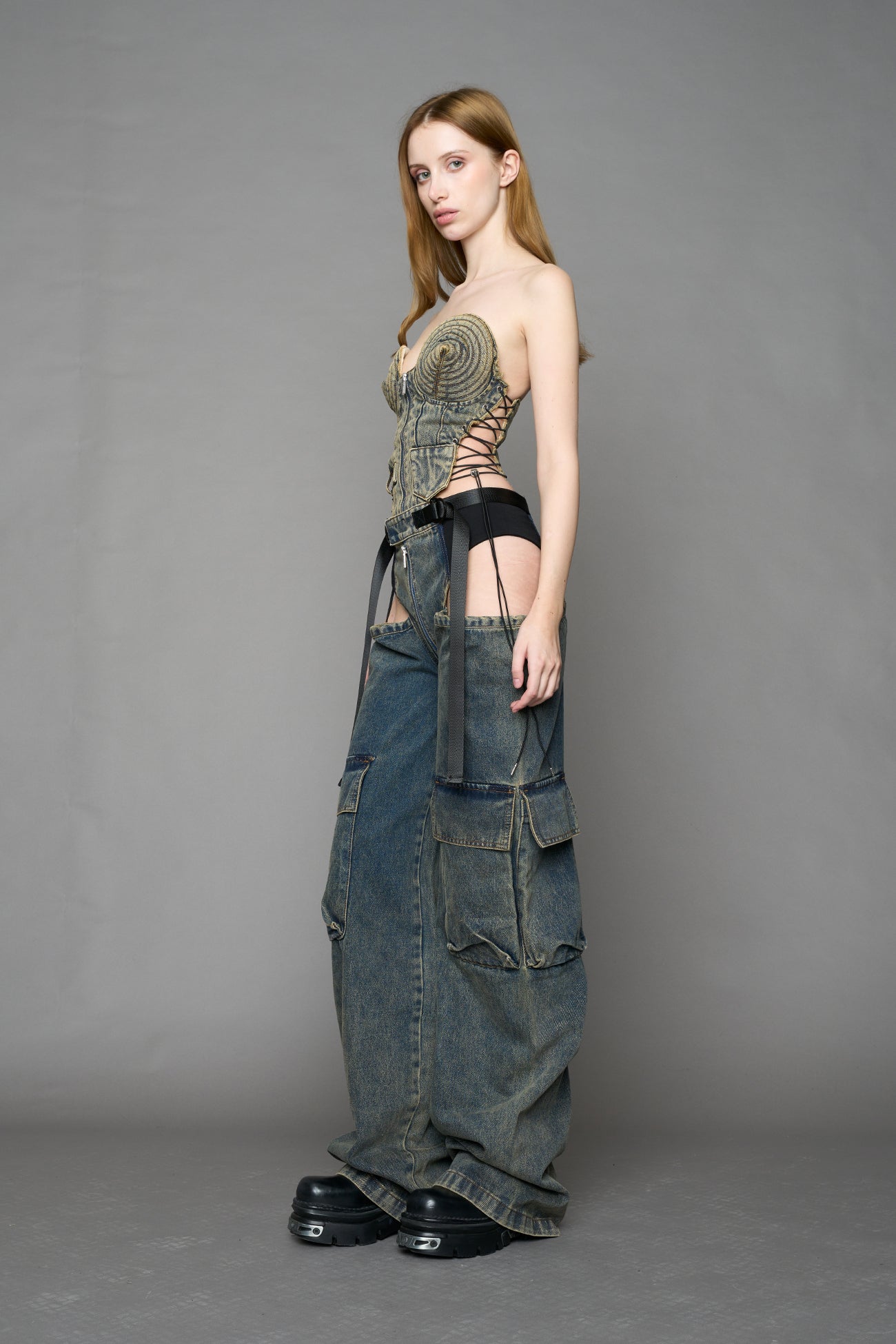 Denim Panty Trousers — view 12