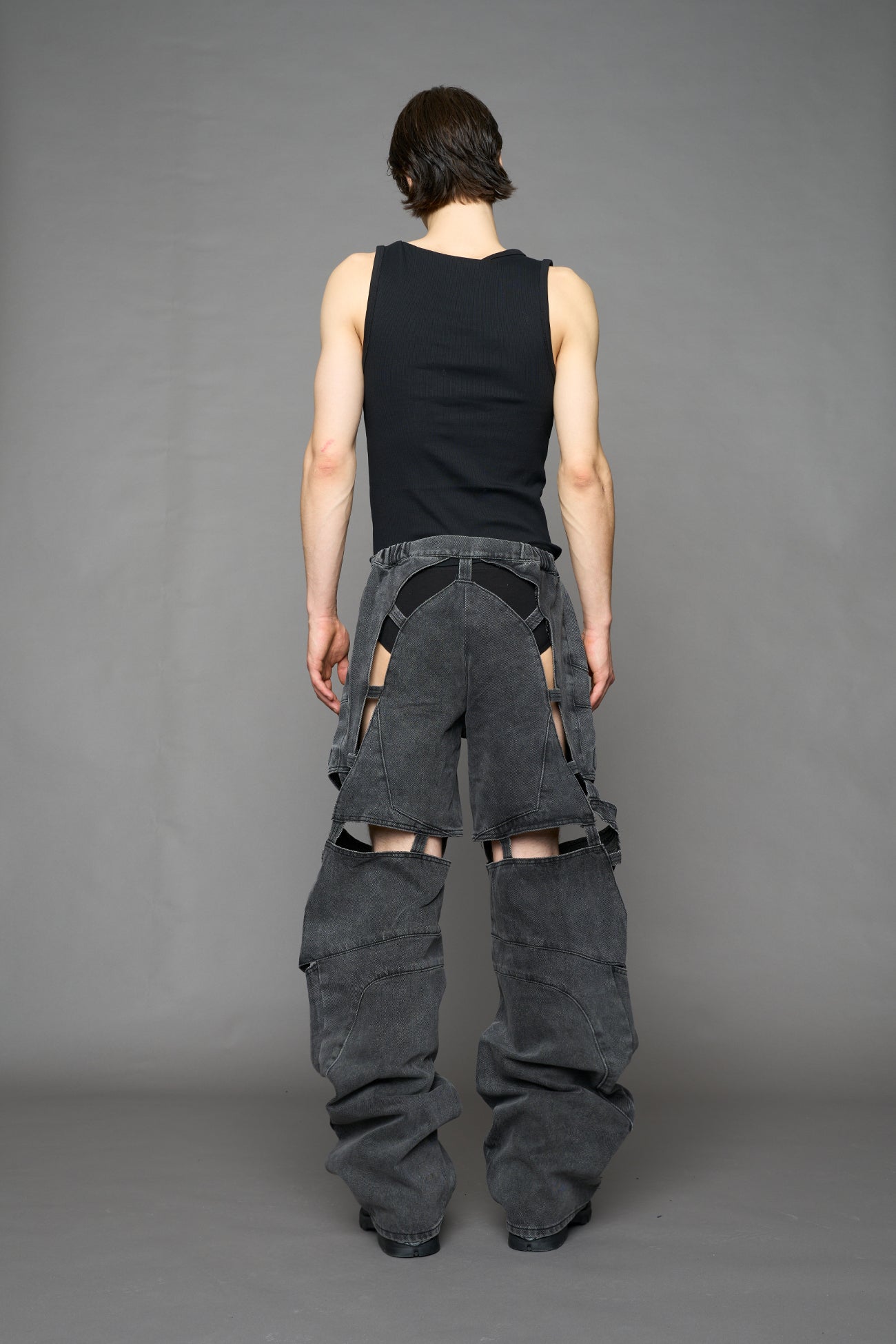 Moto Denim Floating Pants — view 25