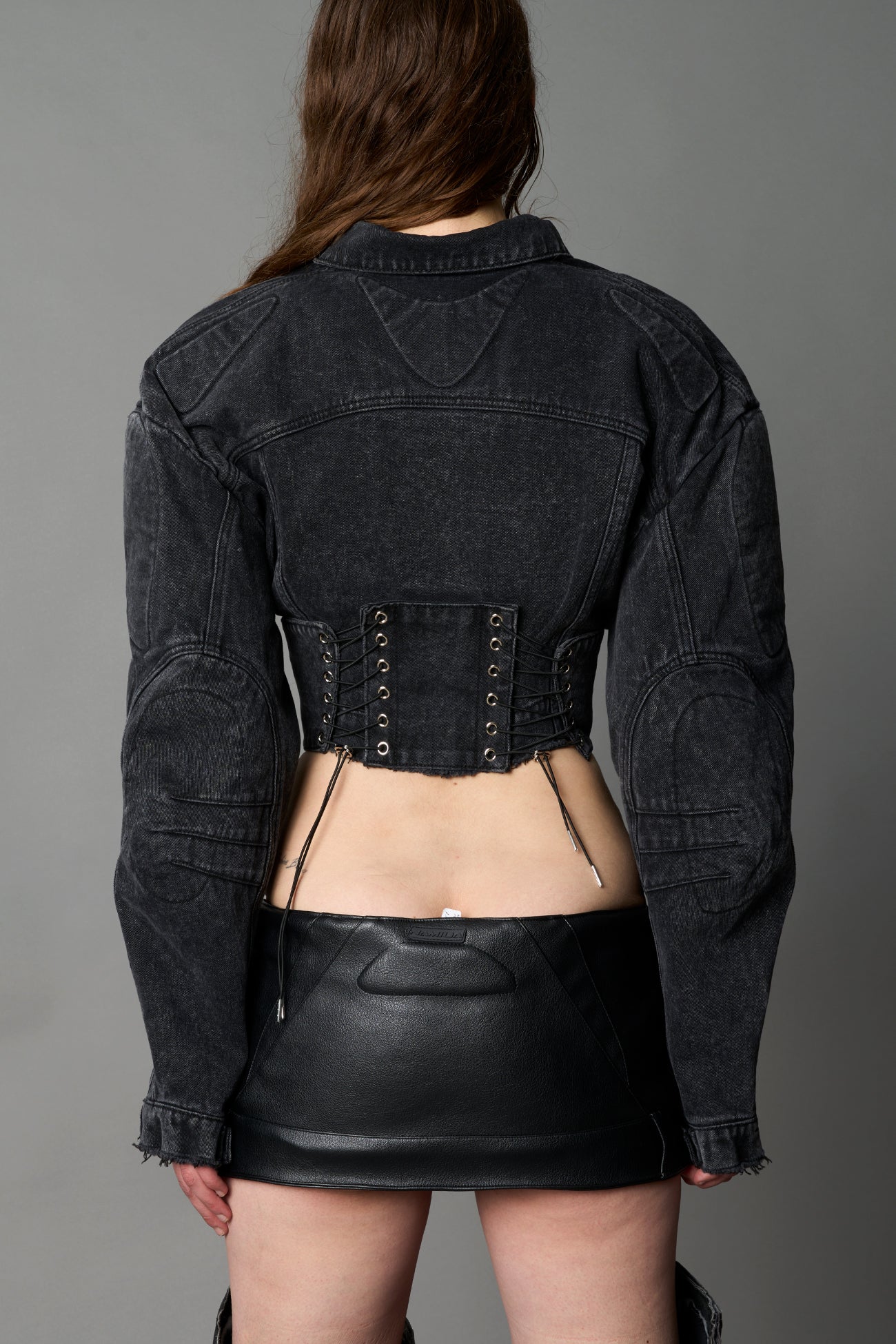 XTC Denim Corset Jacket — view 5