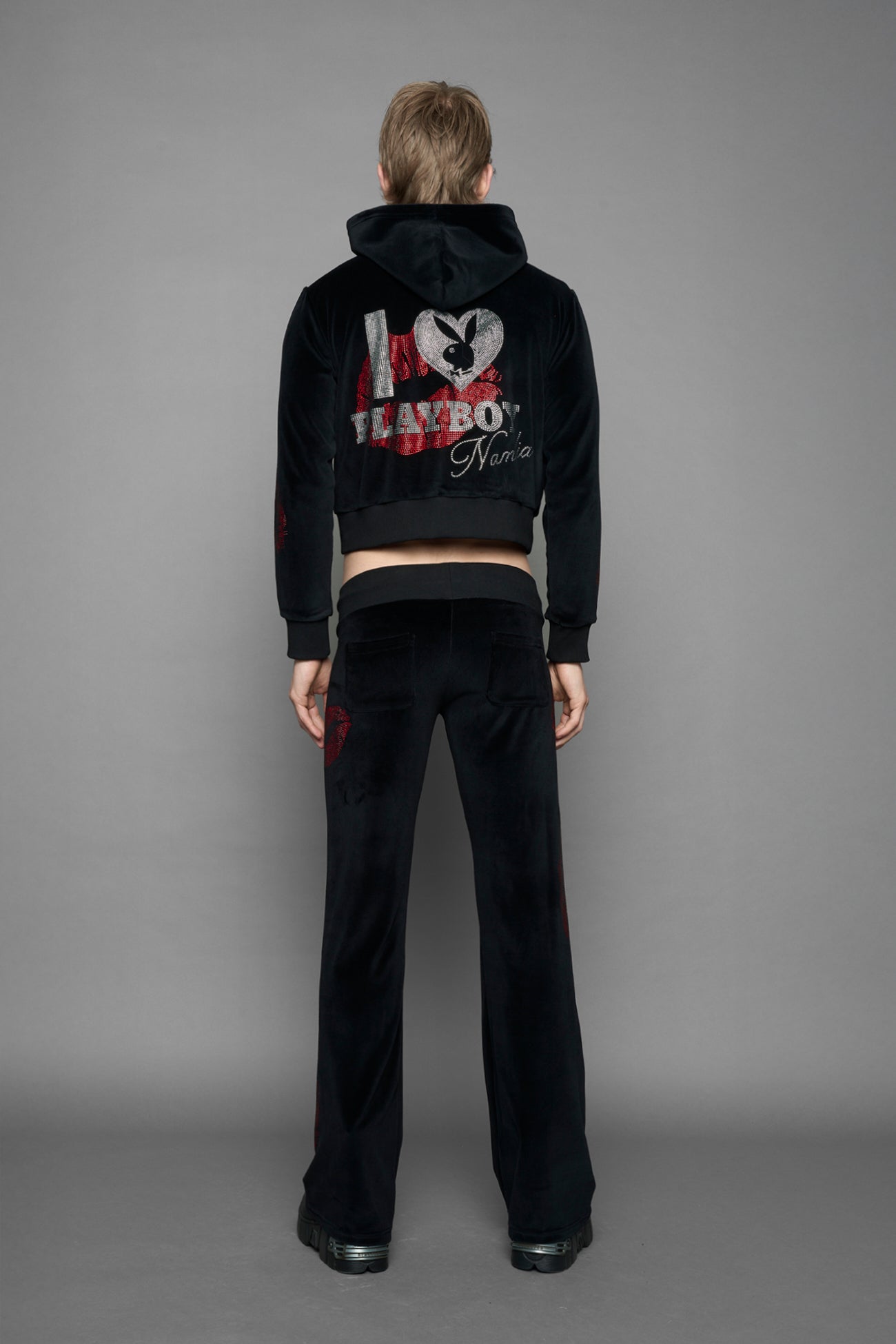 Playboy Love Velour Zip Up Jacket — view 11