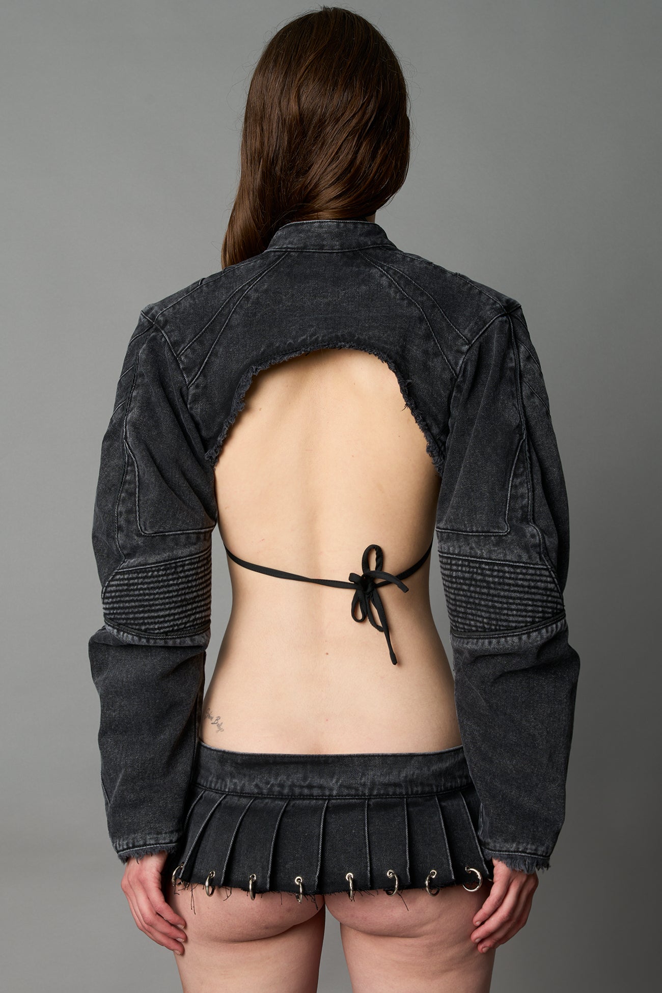 XTC Denim Choker Jacket — view 3