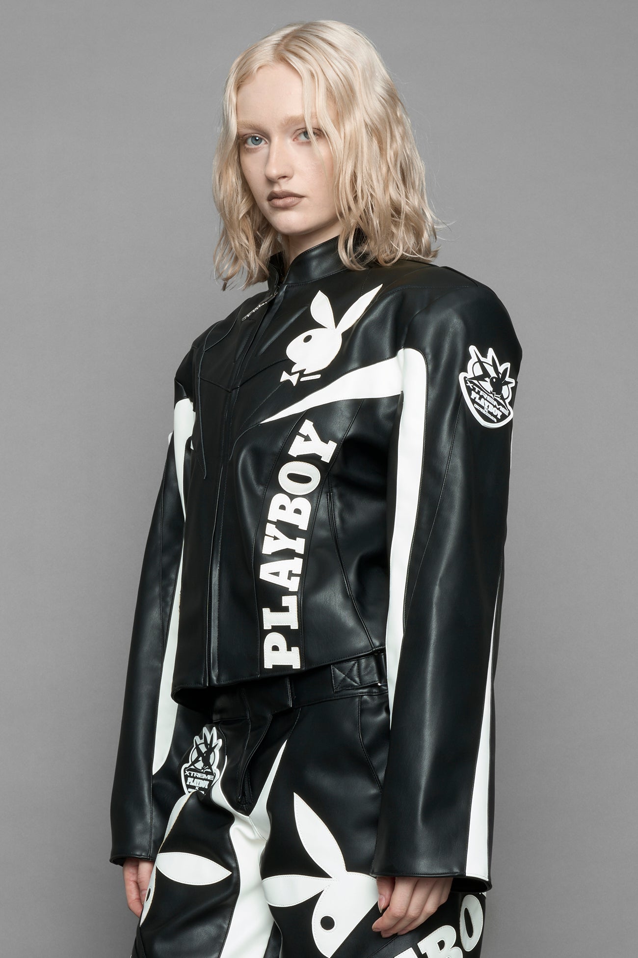 Playboy Moto Jacket Black — view 4