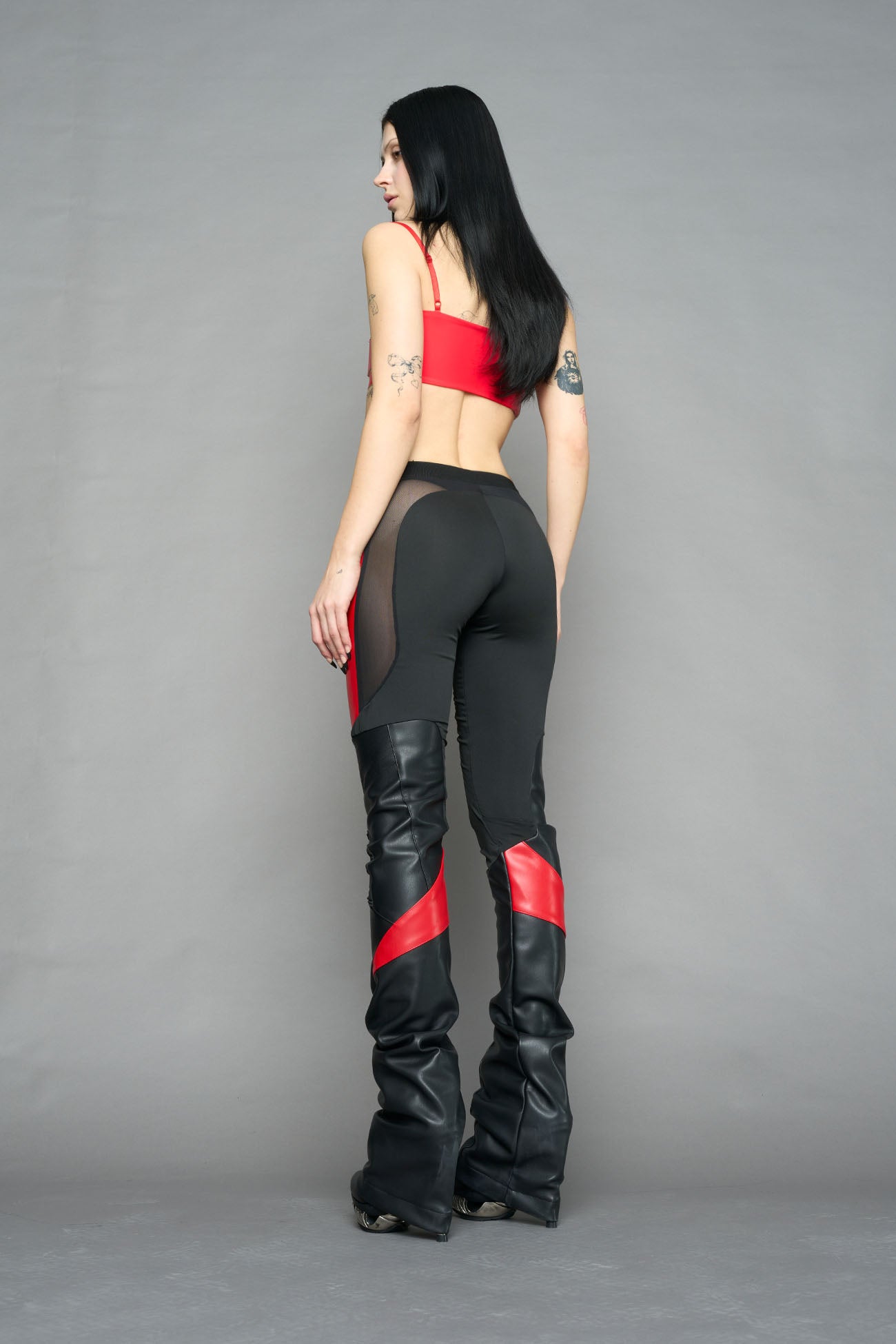 moto mesh pants — view 4