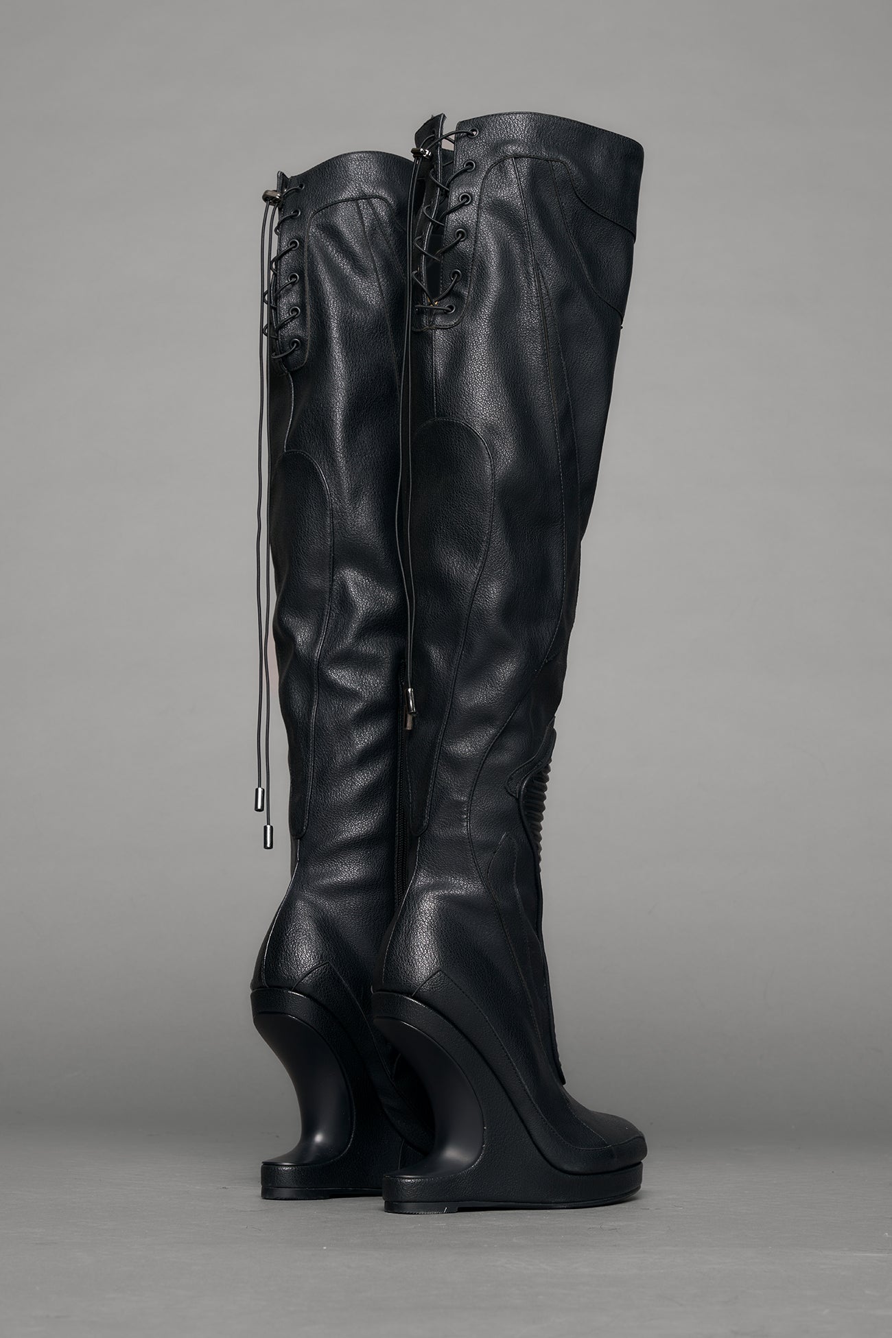 Mutant Biker Overknee Boot — view 3