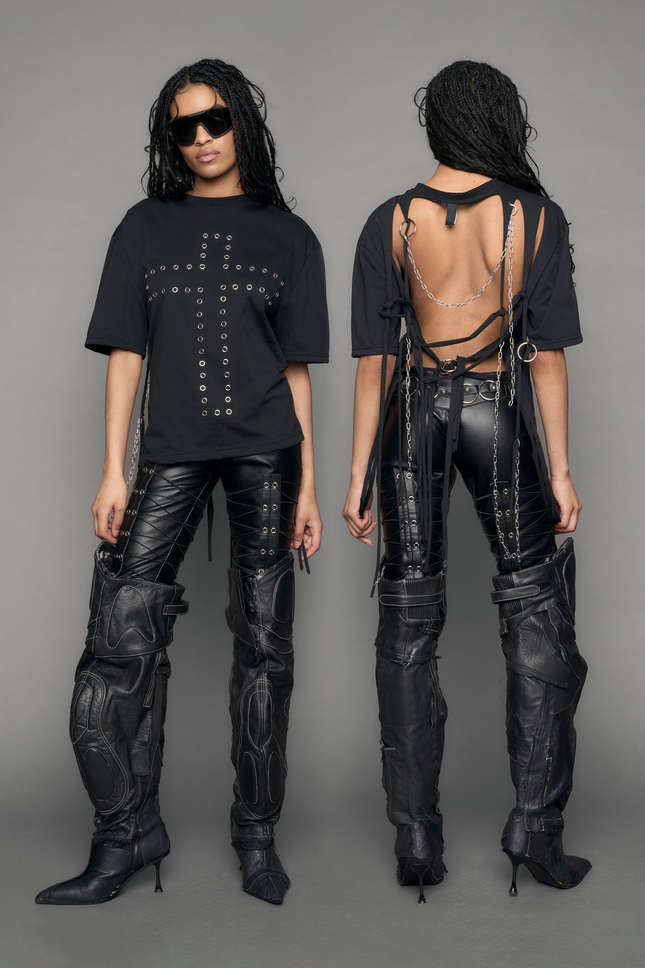 Shredded Chain T-Shirt — view 1