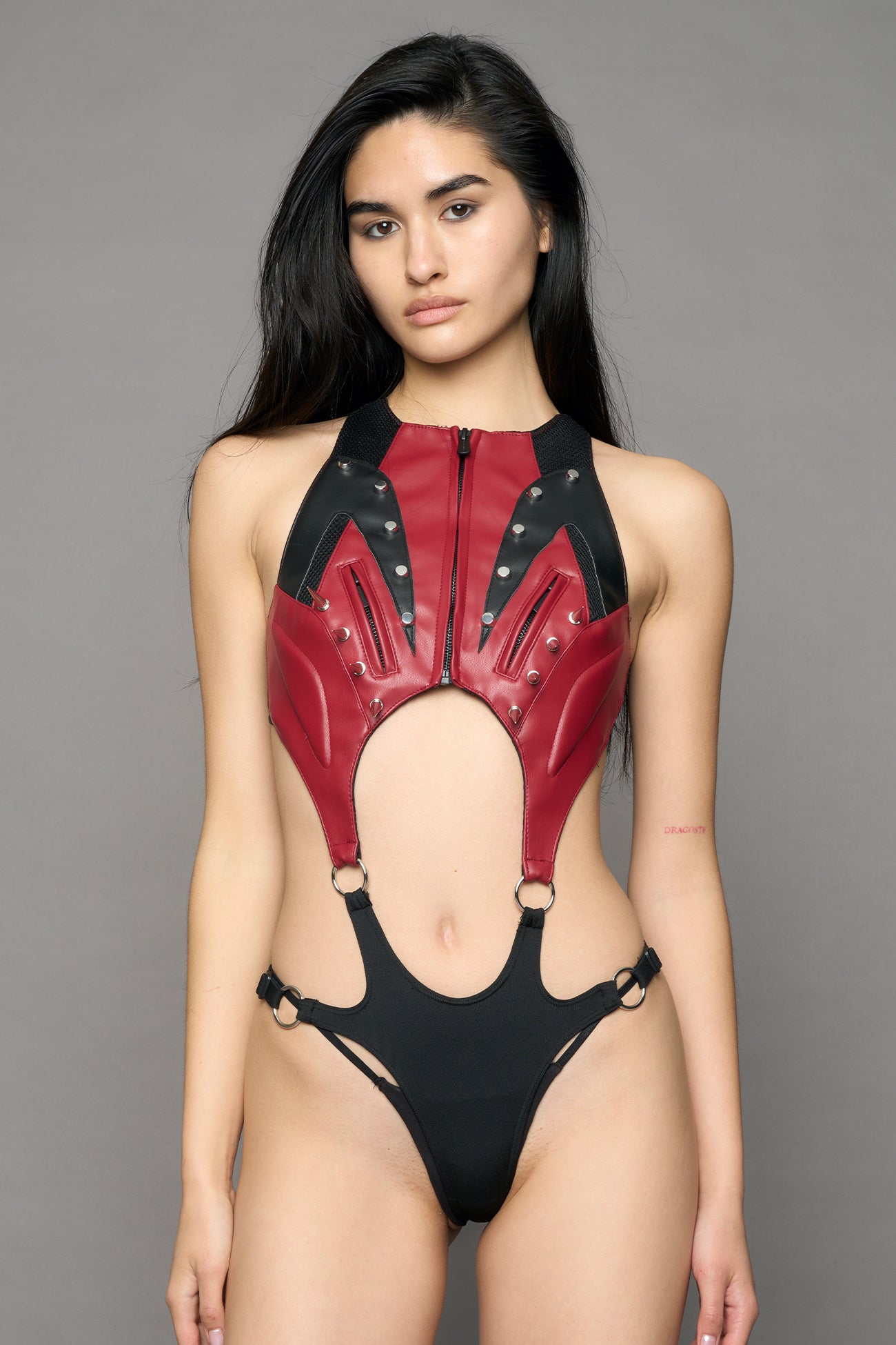 Studded Octane Moto Body Flat Panty — view 2